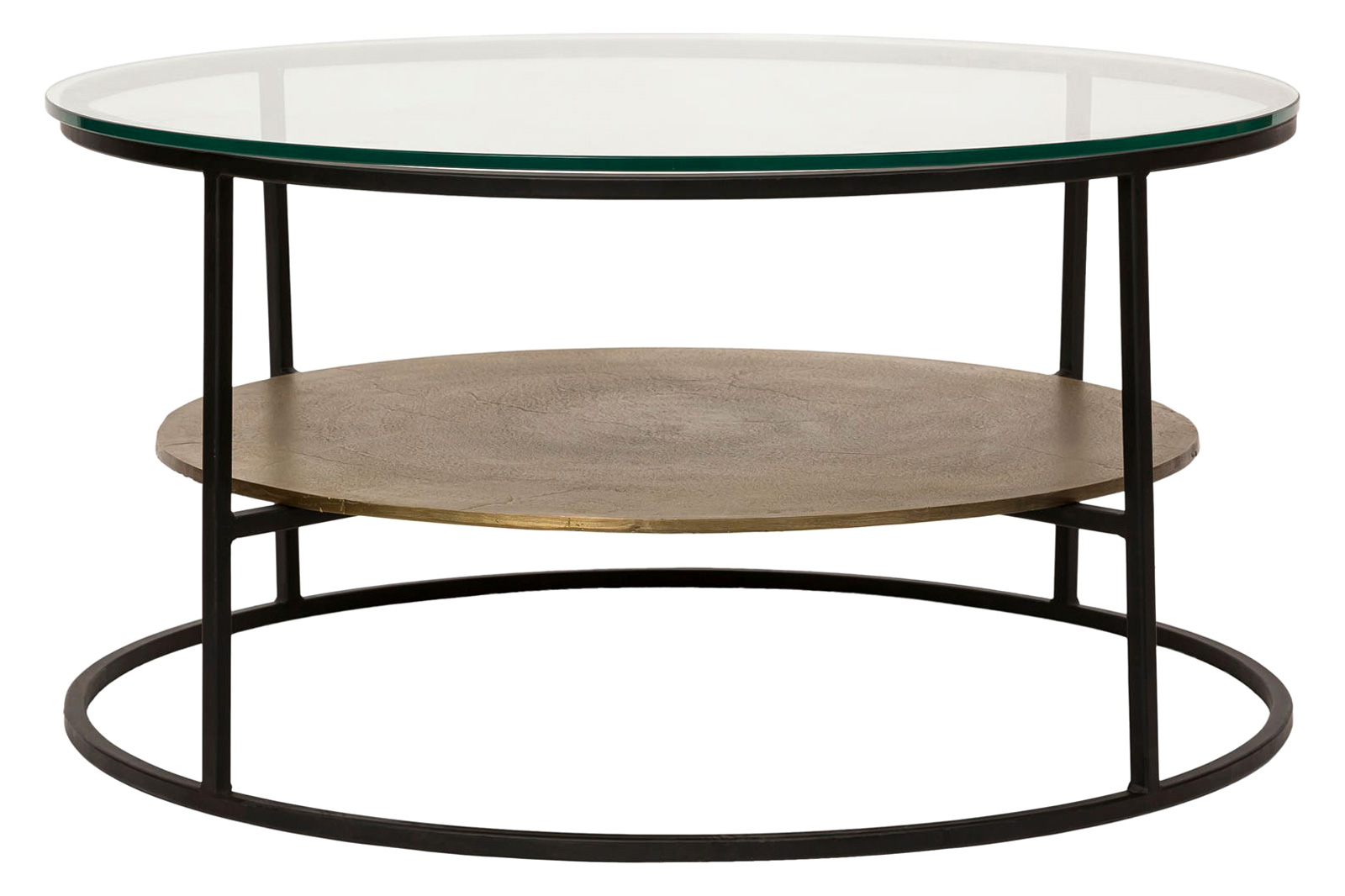 Moe's Callie Coffee Table - Brass