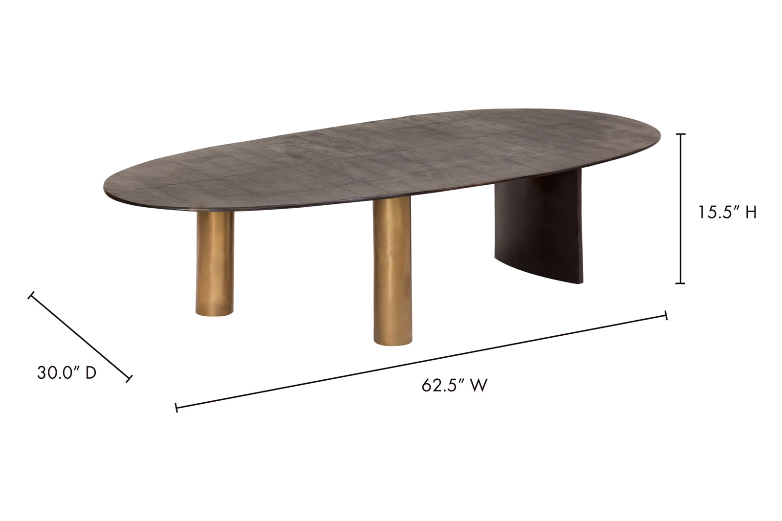 Moe's - Nicko Coffee Table in Black