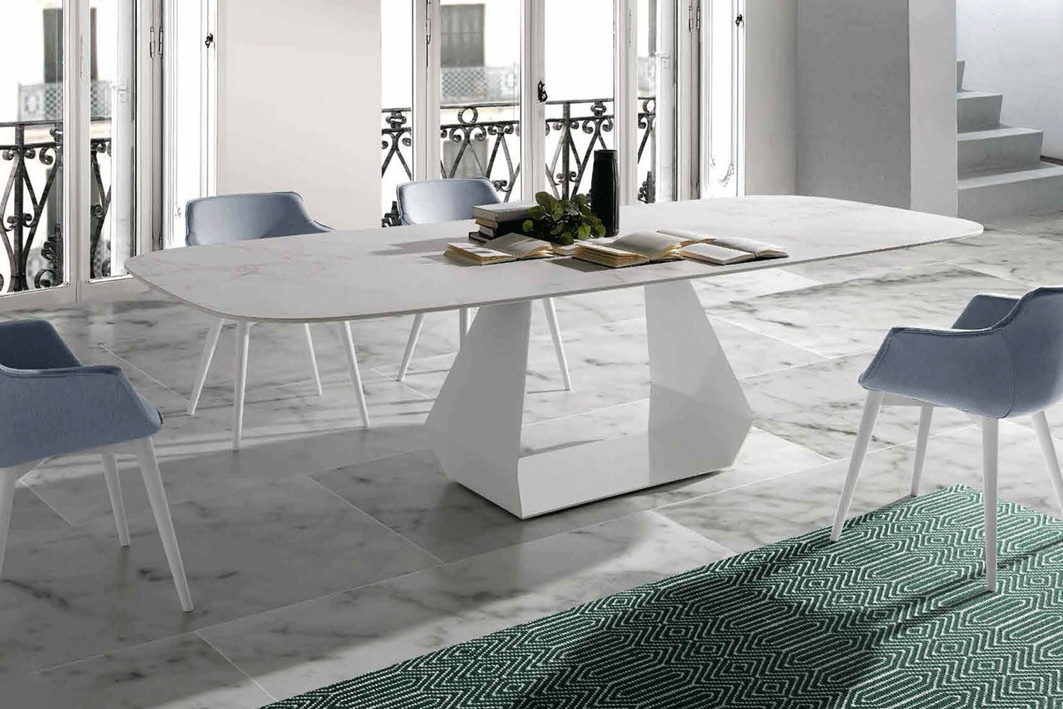 Nacher - Urus Extendable Rectangular Dining Table