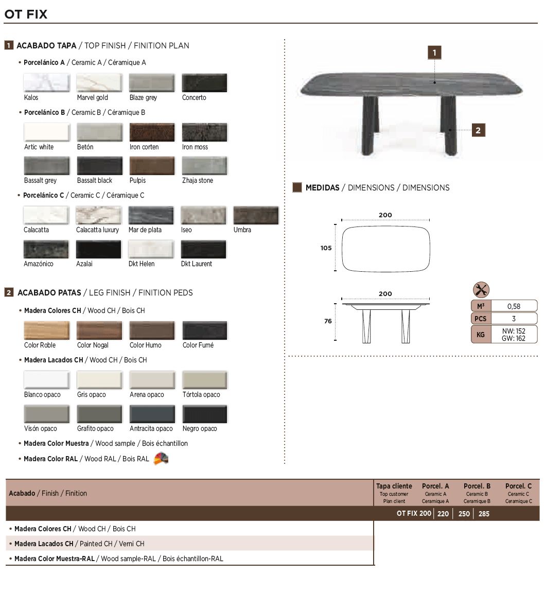 Nacher - Ot Extendable Rectangular Dining Table