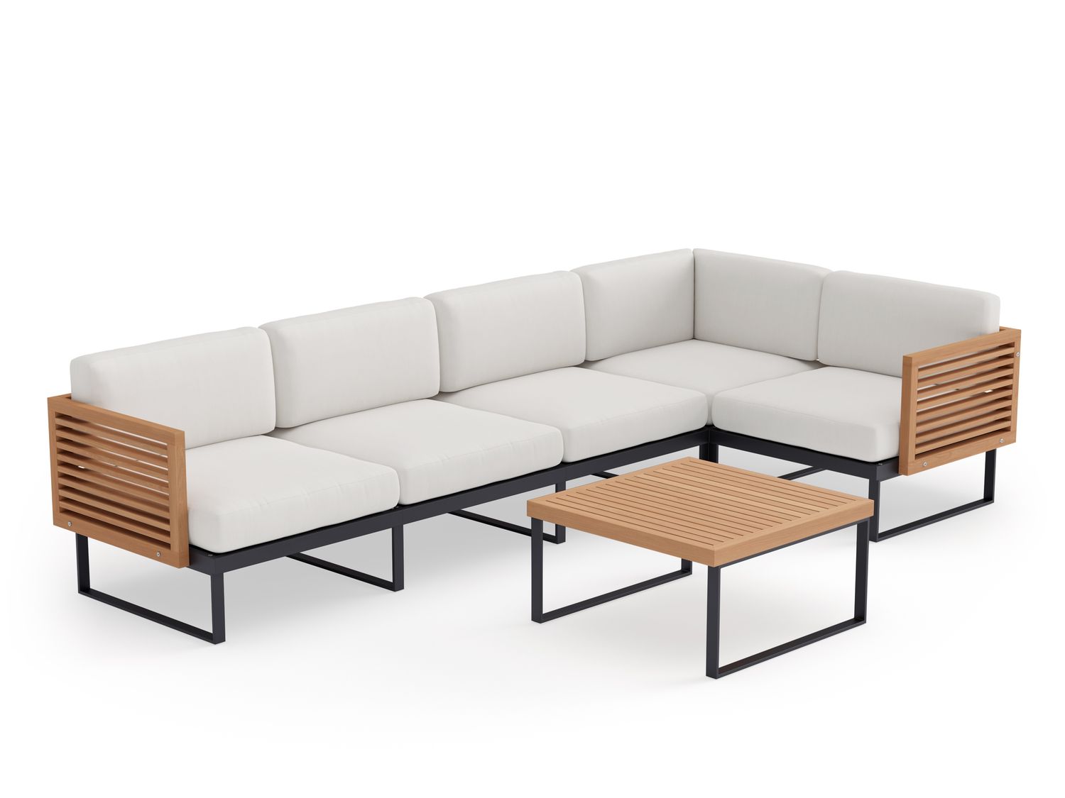 NewAge - Monterey 5 Seater Sectional with Coffee Table