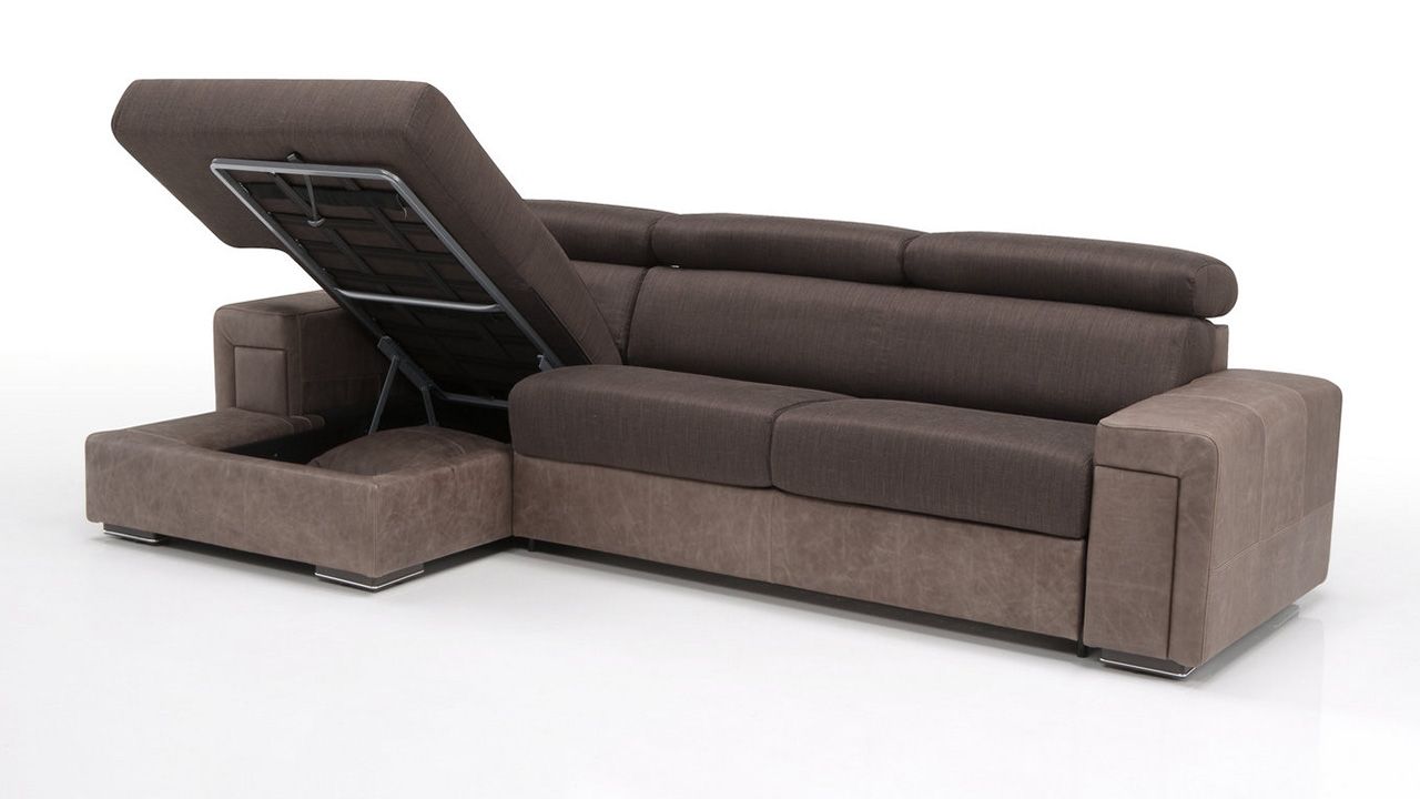 Newtrend Sacha Sectional Left Side w/ Bed And Storage