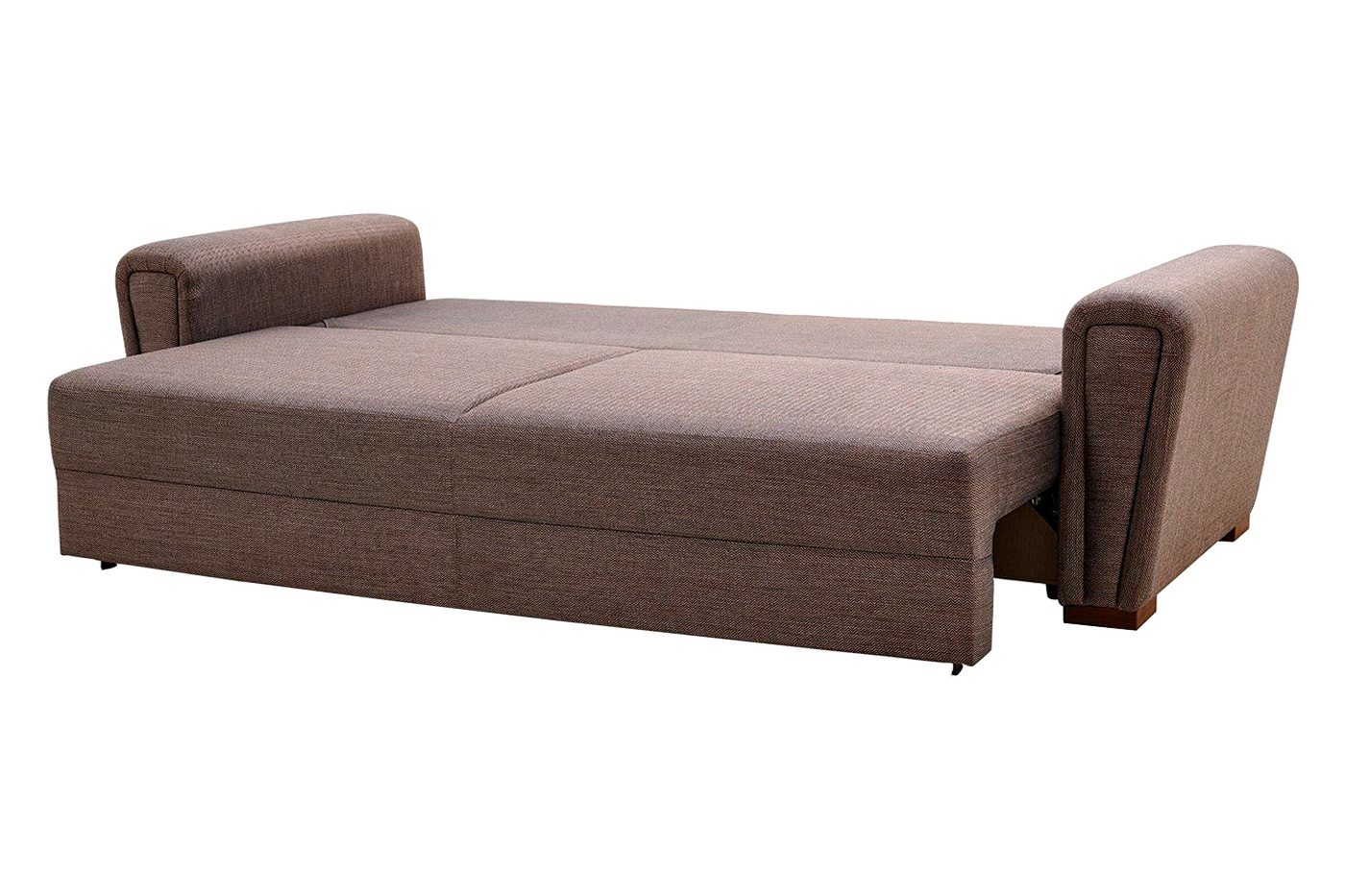 Nova - Brera Brown/Blue 3-Seater Sofa Bed with Storage