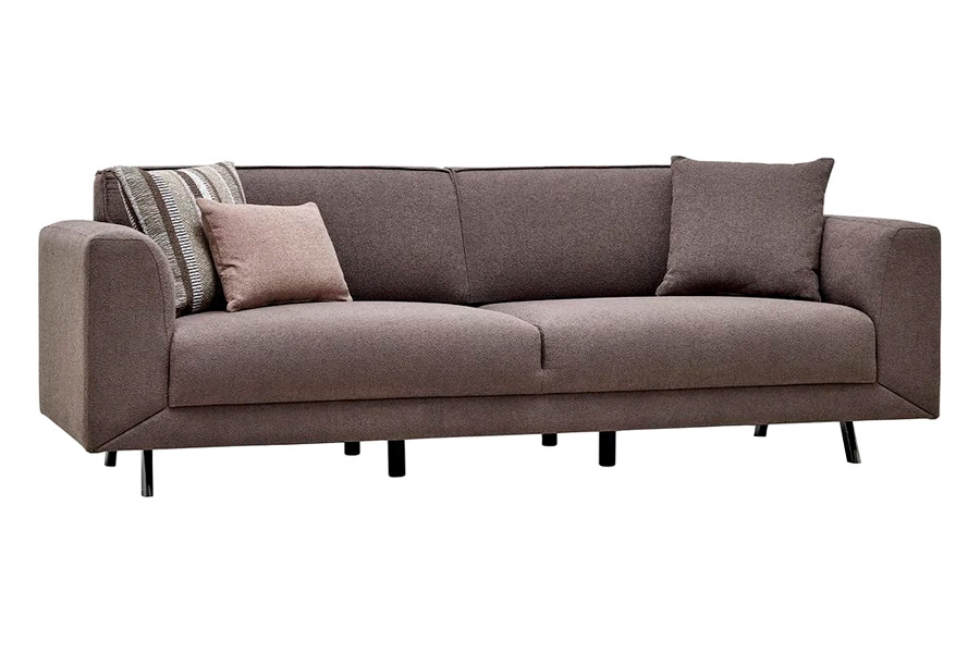 Nova - Basel Taupe Boucle 3-Seater Sofa Bed