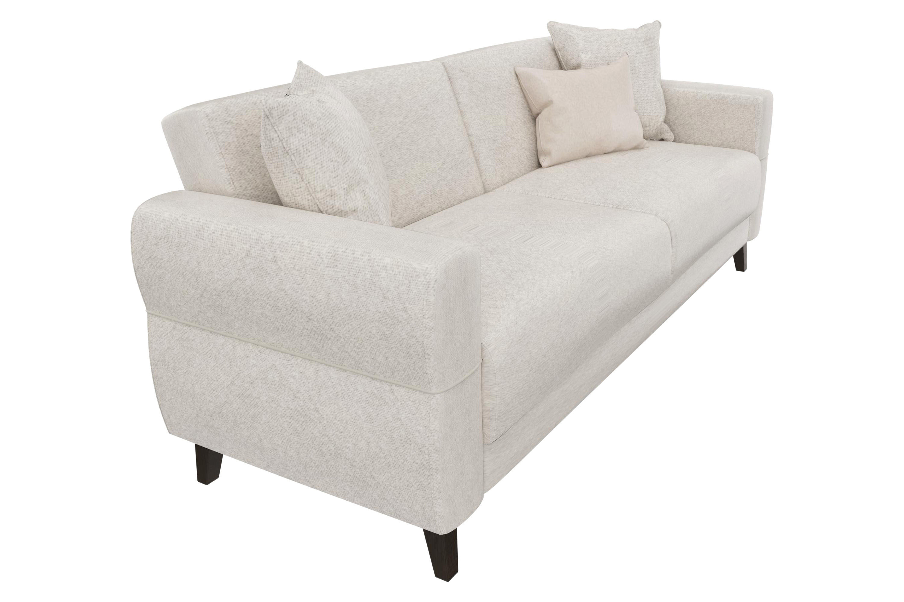 Nova - Astera Sand 3-Seater Sofa Bed with Storage