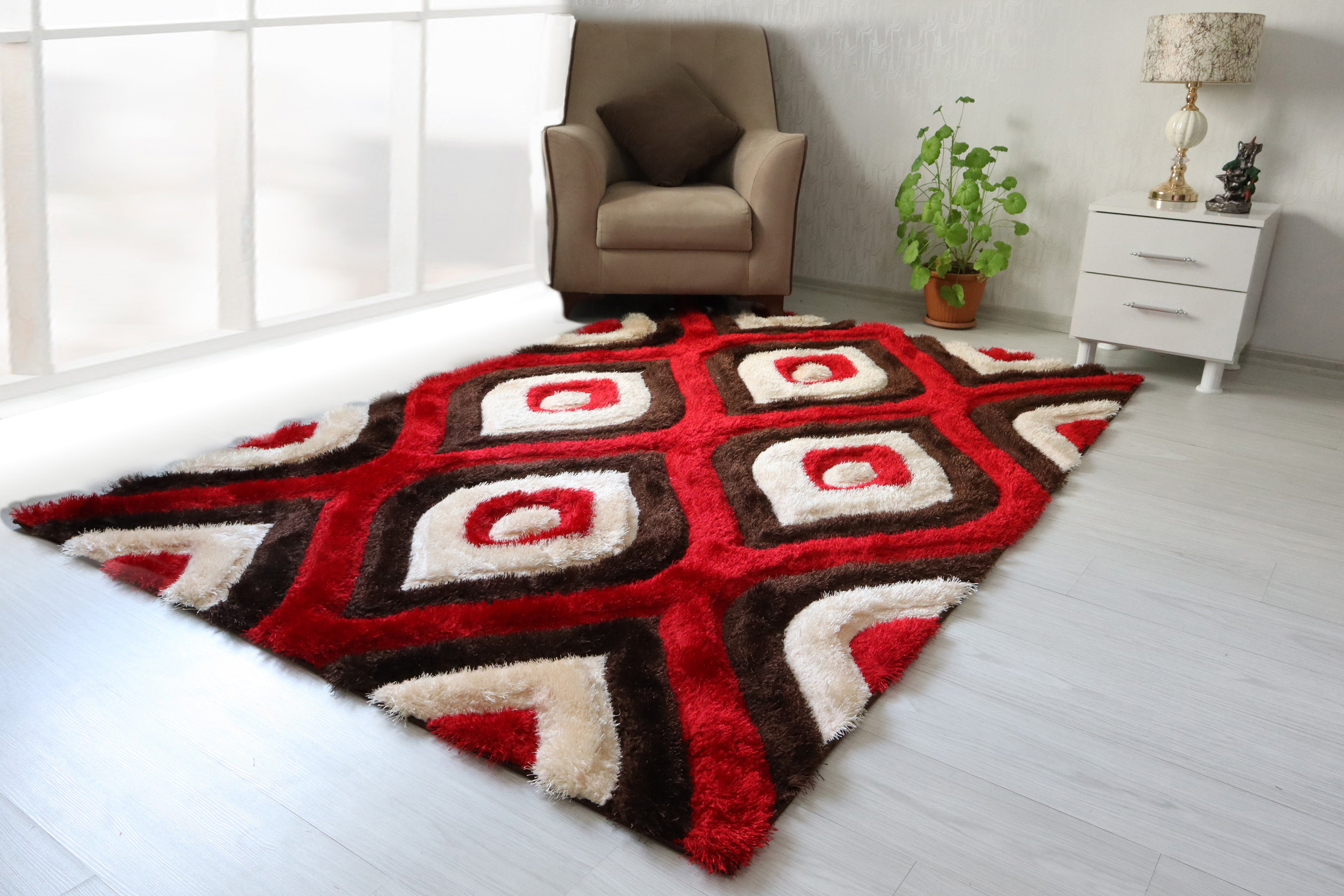 Nova - 3D151 Shaggy Area Rug