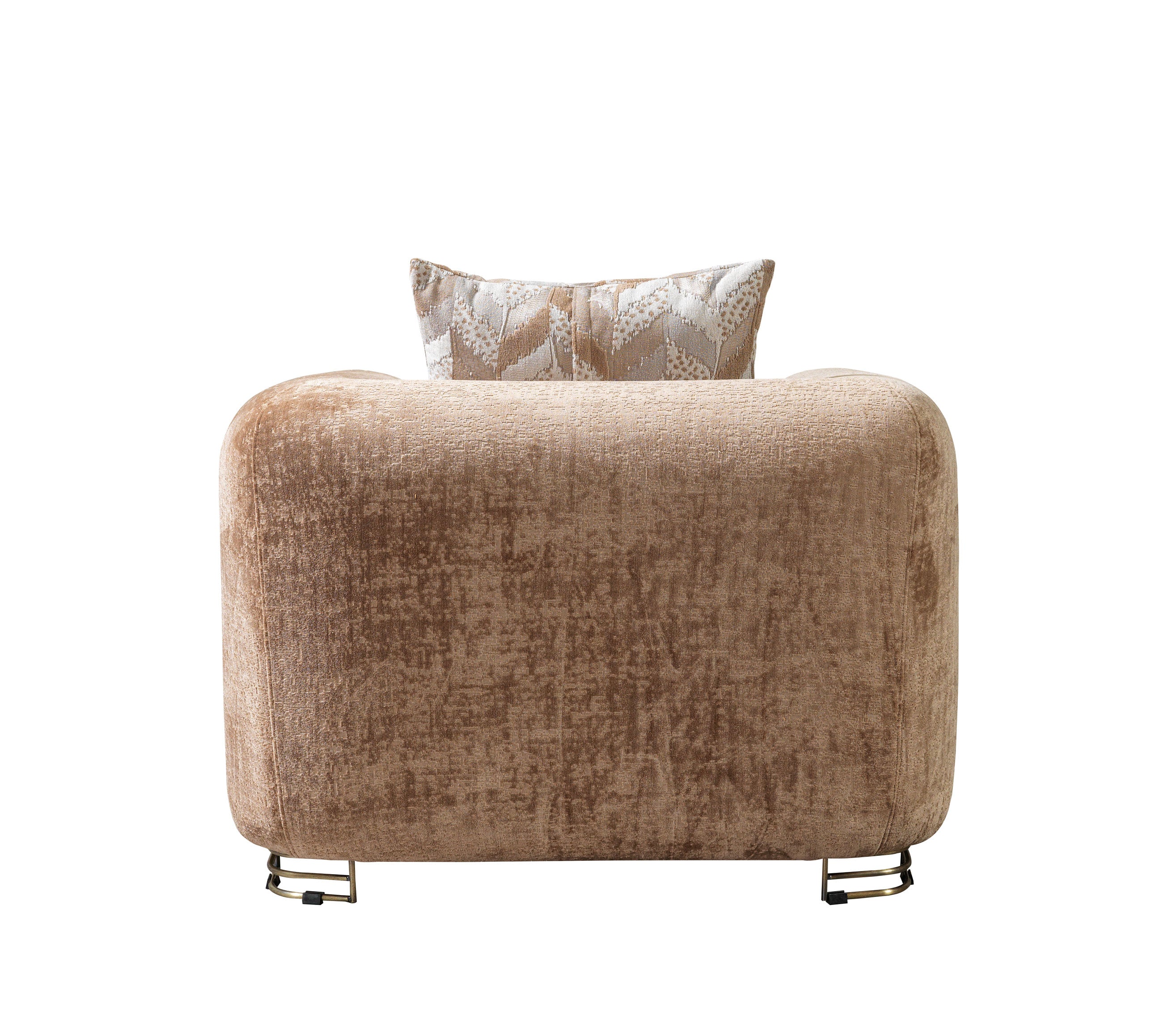 Nova Brenda Coffee Boucle Chair