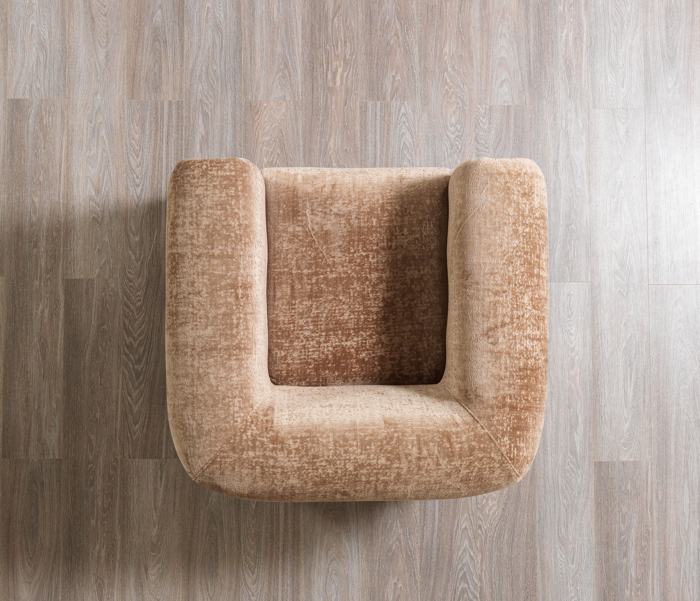 Nova Brenda Coffee Boucle Chair