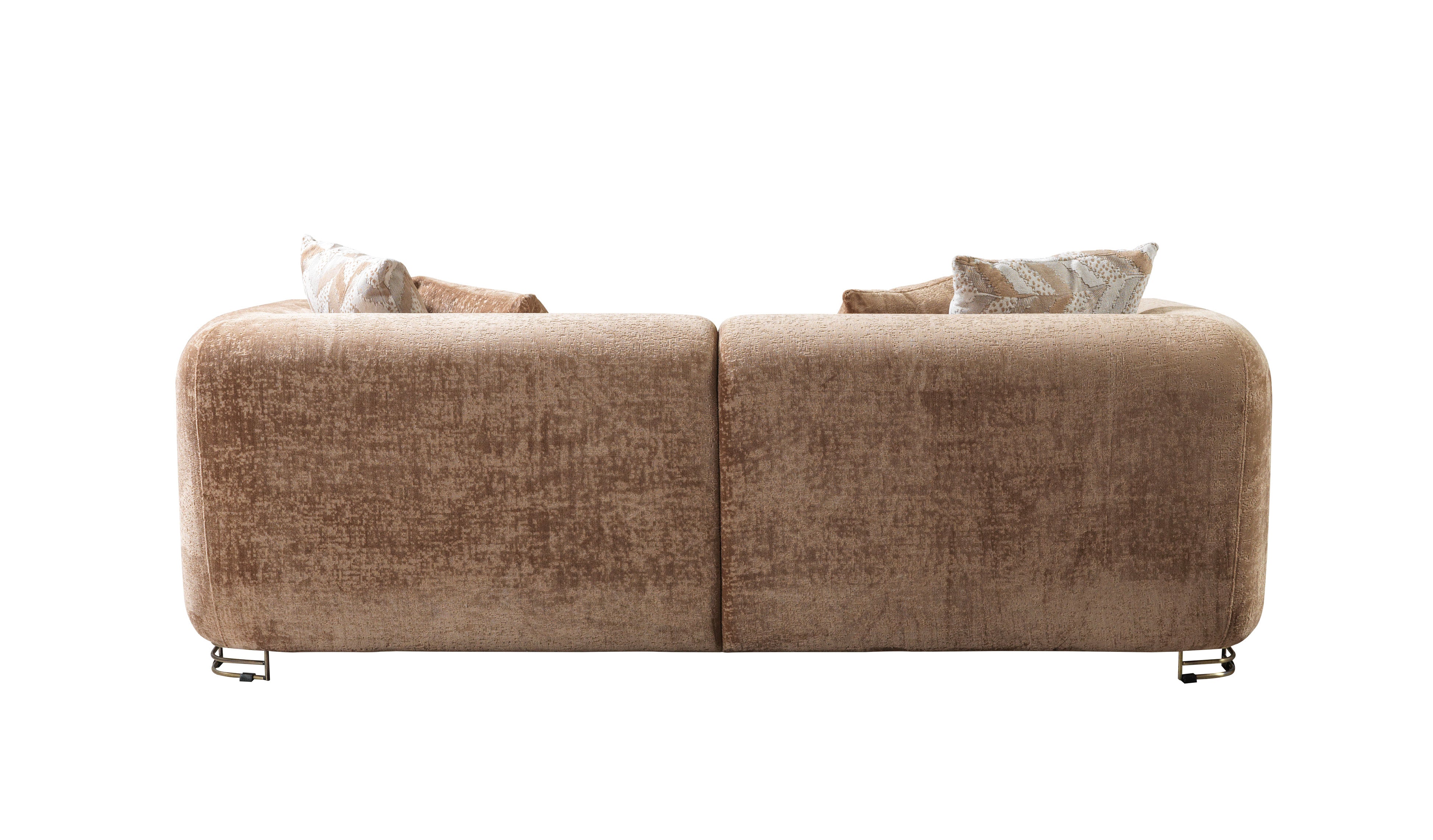 Nova Brenda Coffee Boucle Sofa 93" & Loveseat 71"