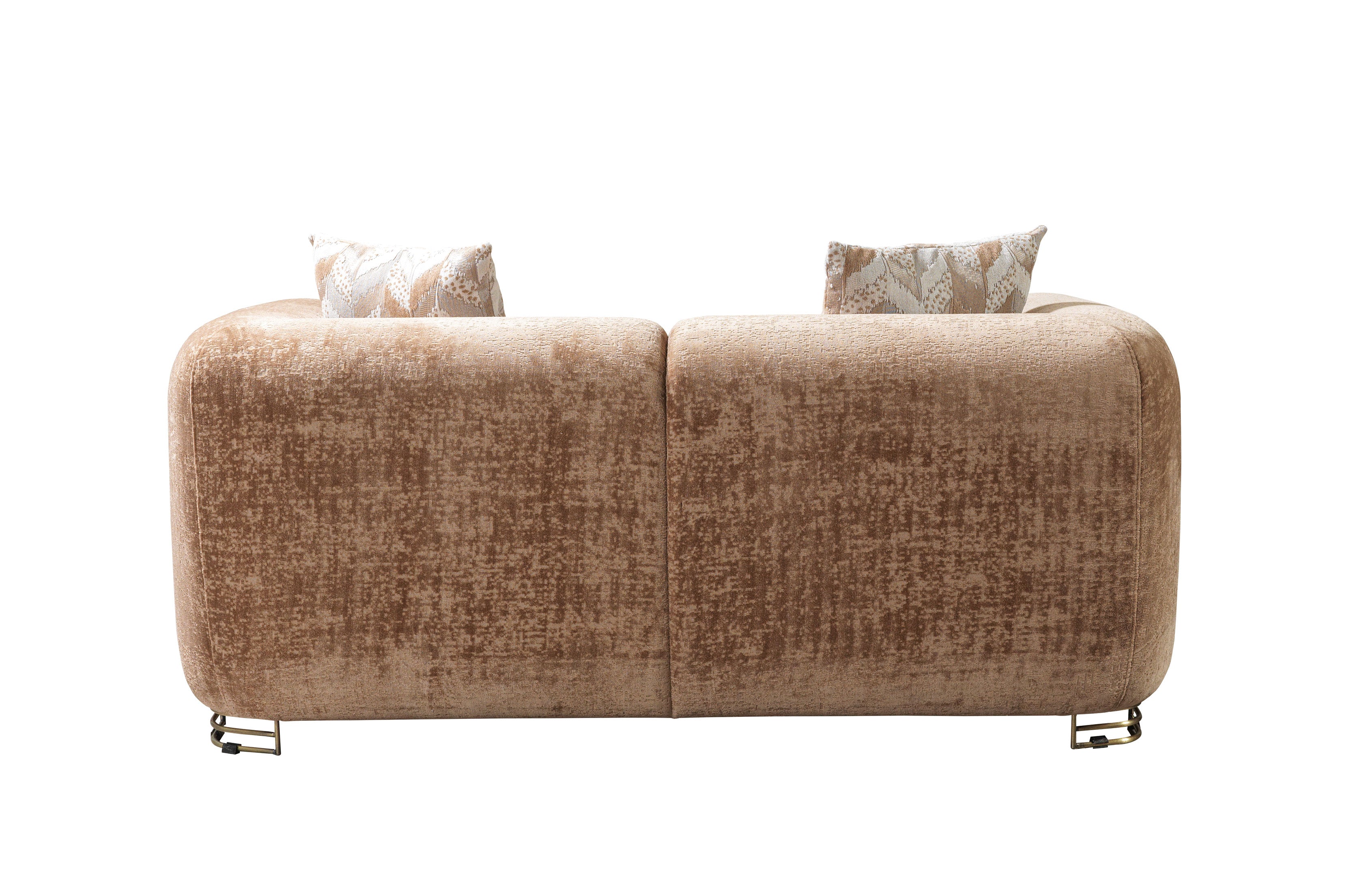 Nova Brenda Coffee Boucle Sofa 93" & Loveseat 71"