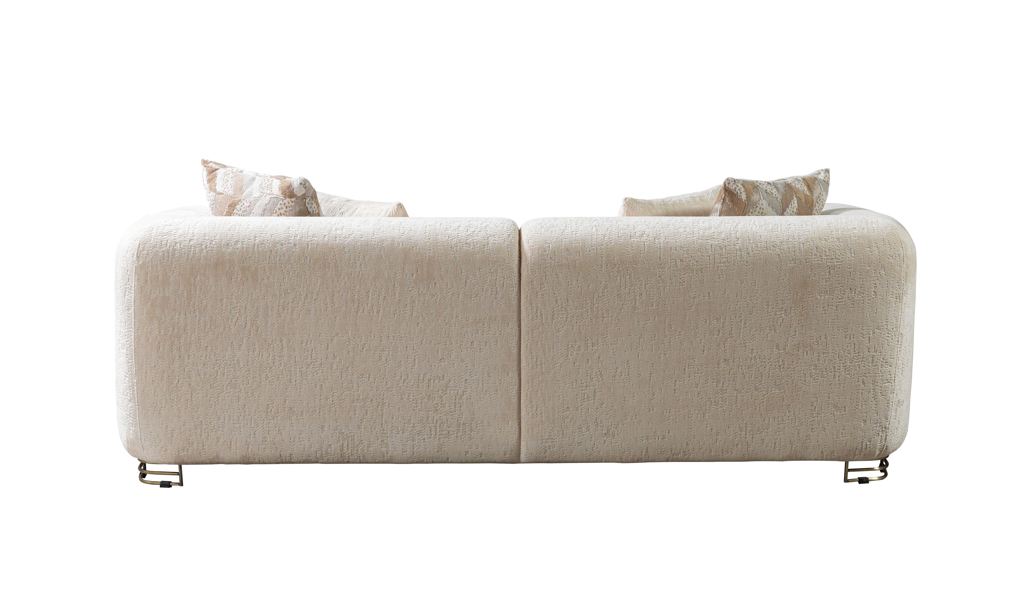 Nova Brenda Ivory Boucle Sofa 93" & Loveseat 71"