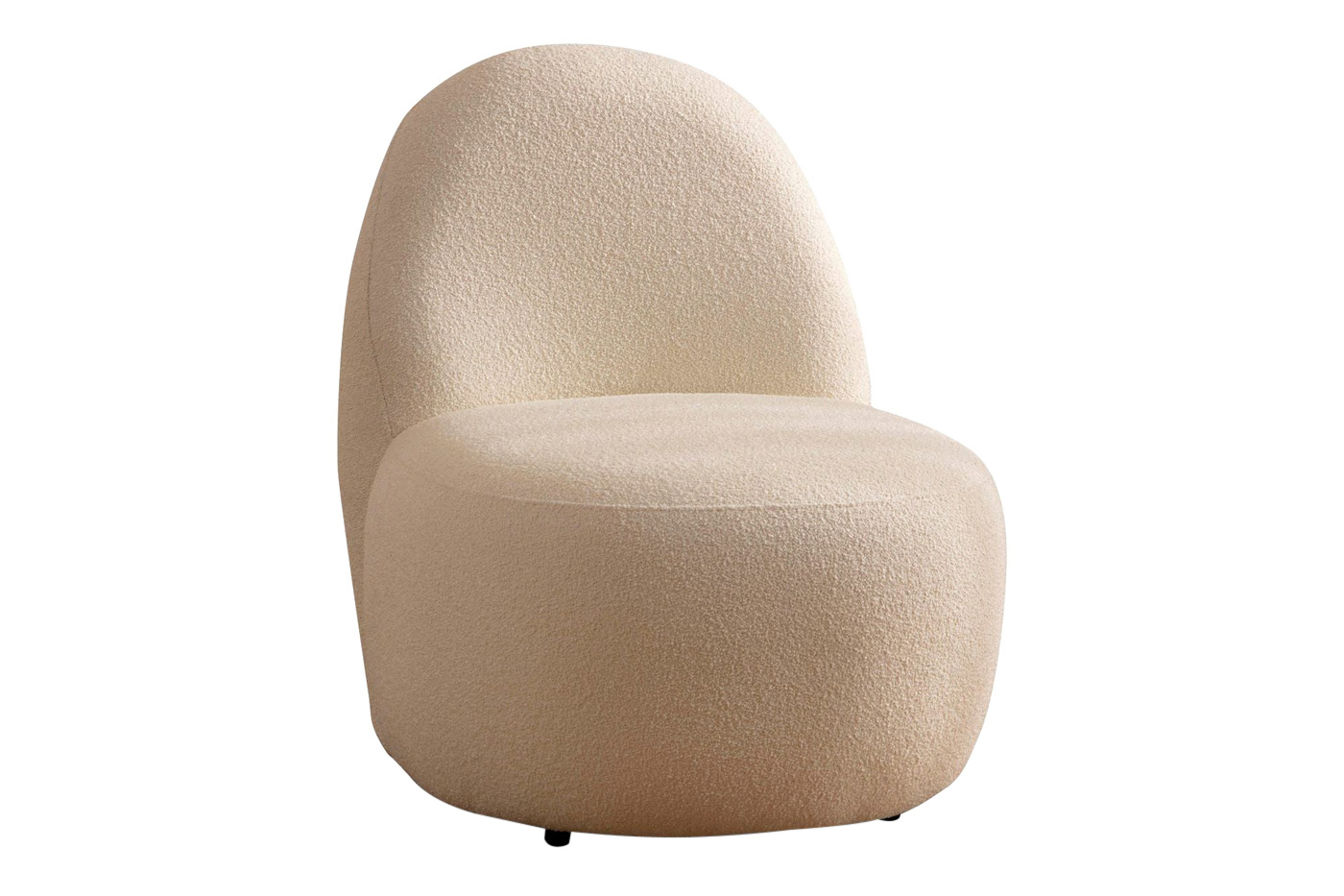 Nova - Cloe Ivory Boucle Accent Chair