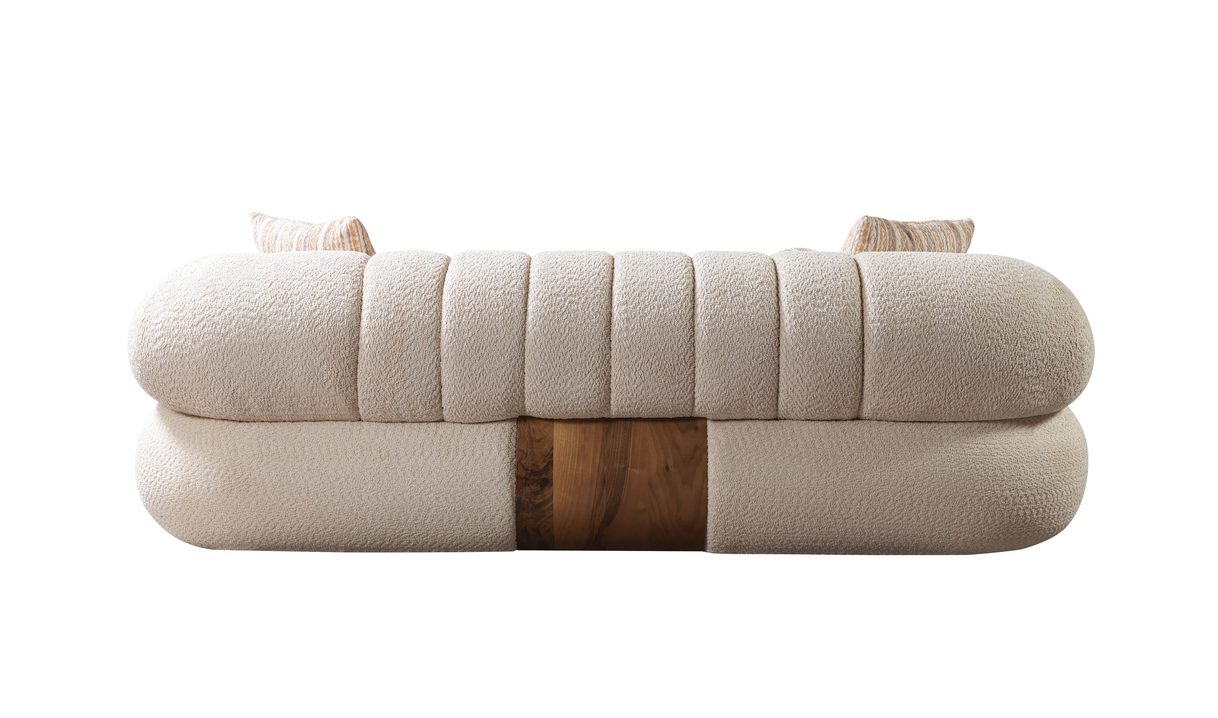 Nova - Destina Ivory Boucle Sofa 96" & Loveseat 81"