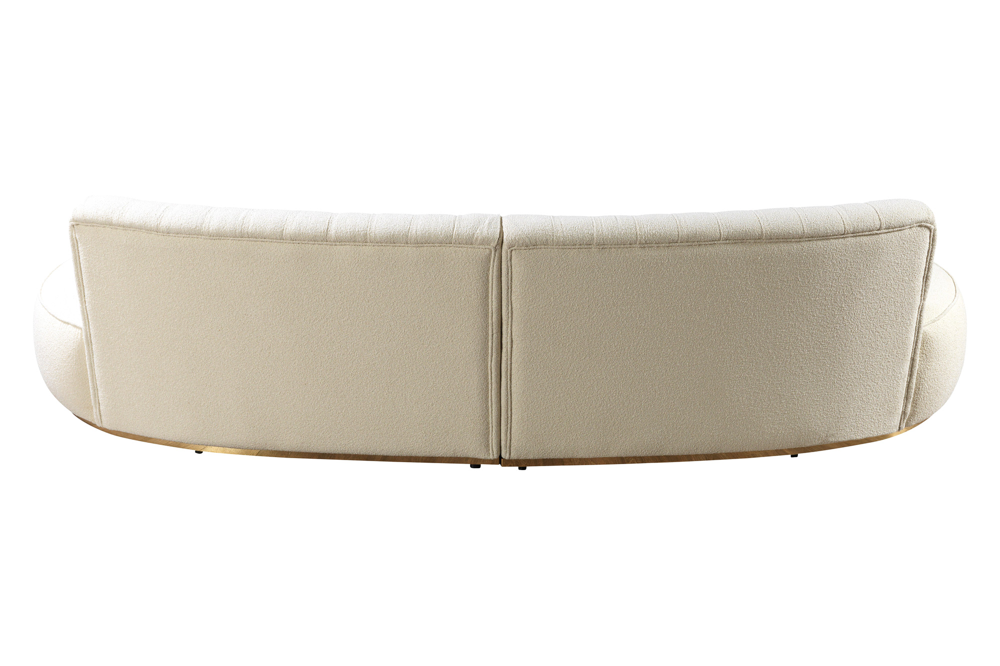 Nova Ella Boucle Curved Sectional - Ivory