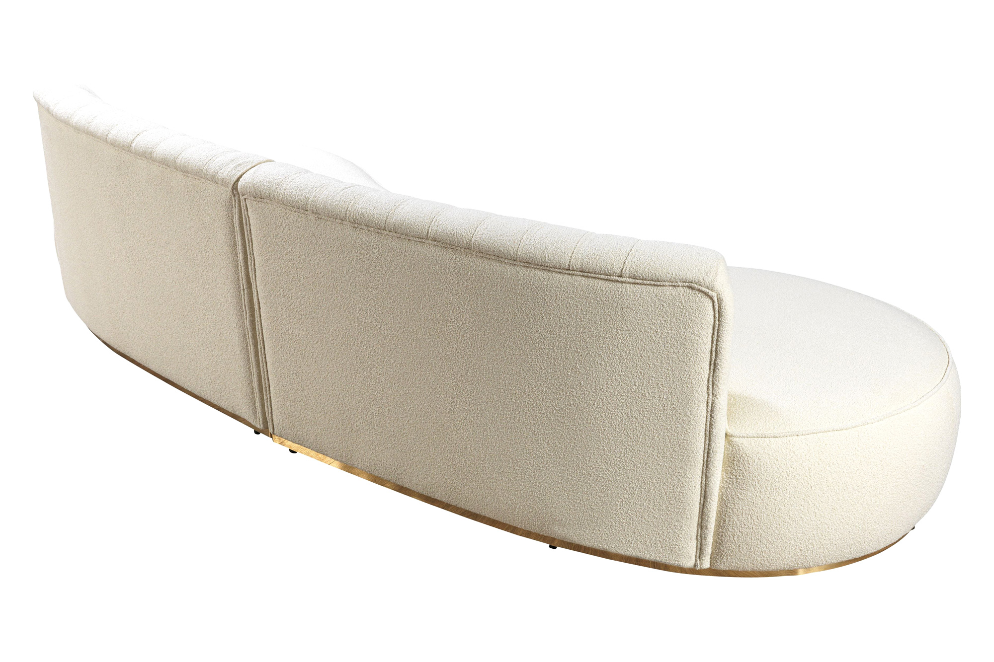 Nova Ella Boucle Curved Sectional - Ivory