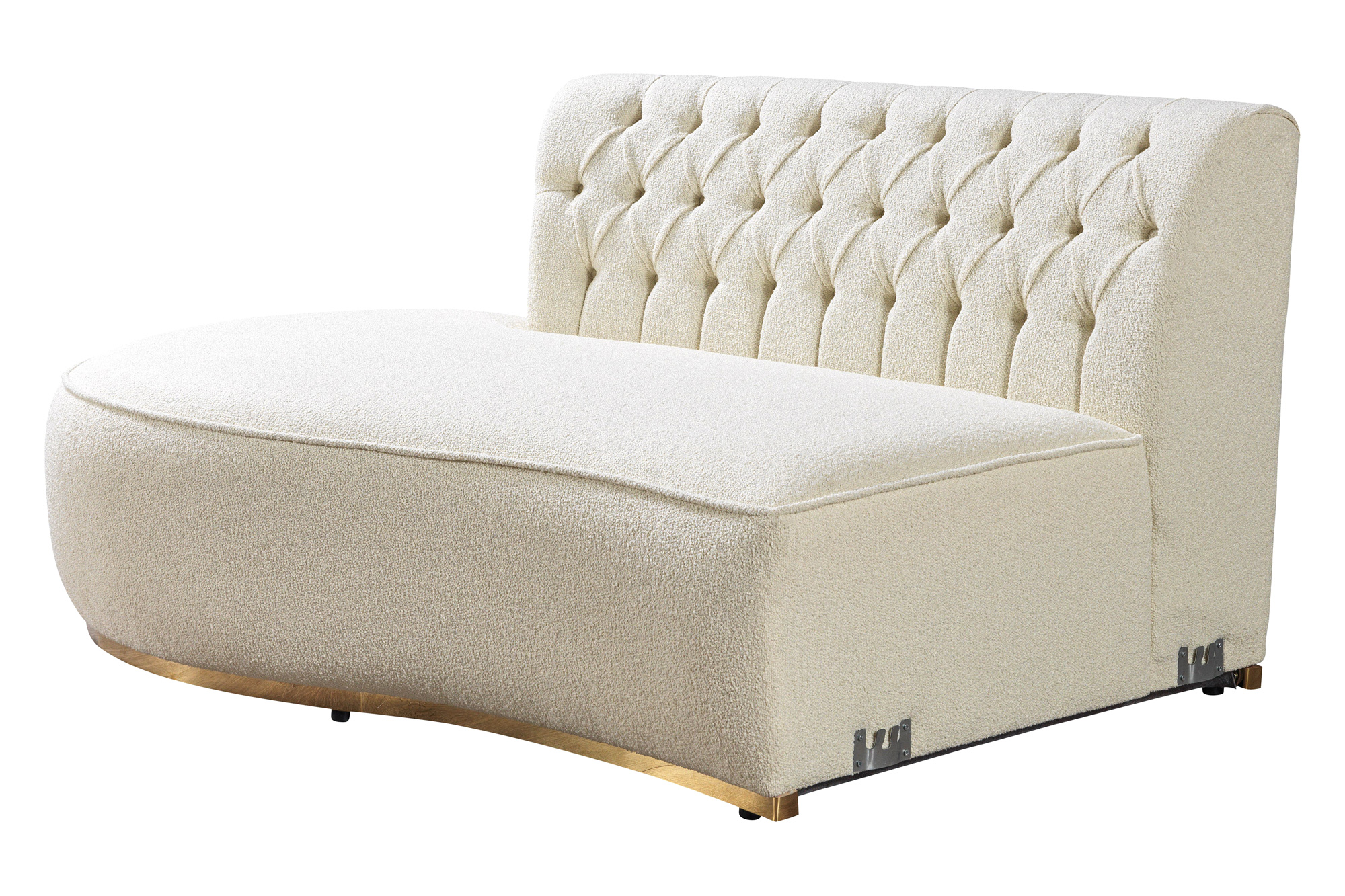 Nova Ella Boucle Curved Sectional - Ivory