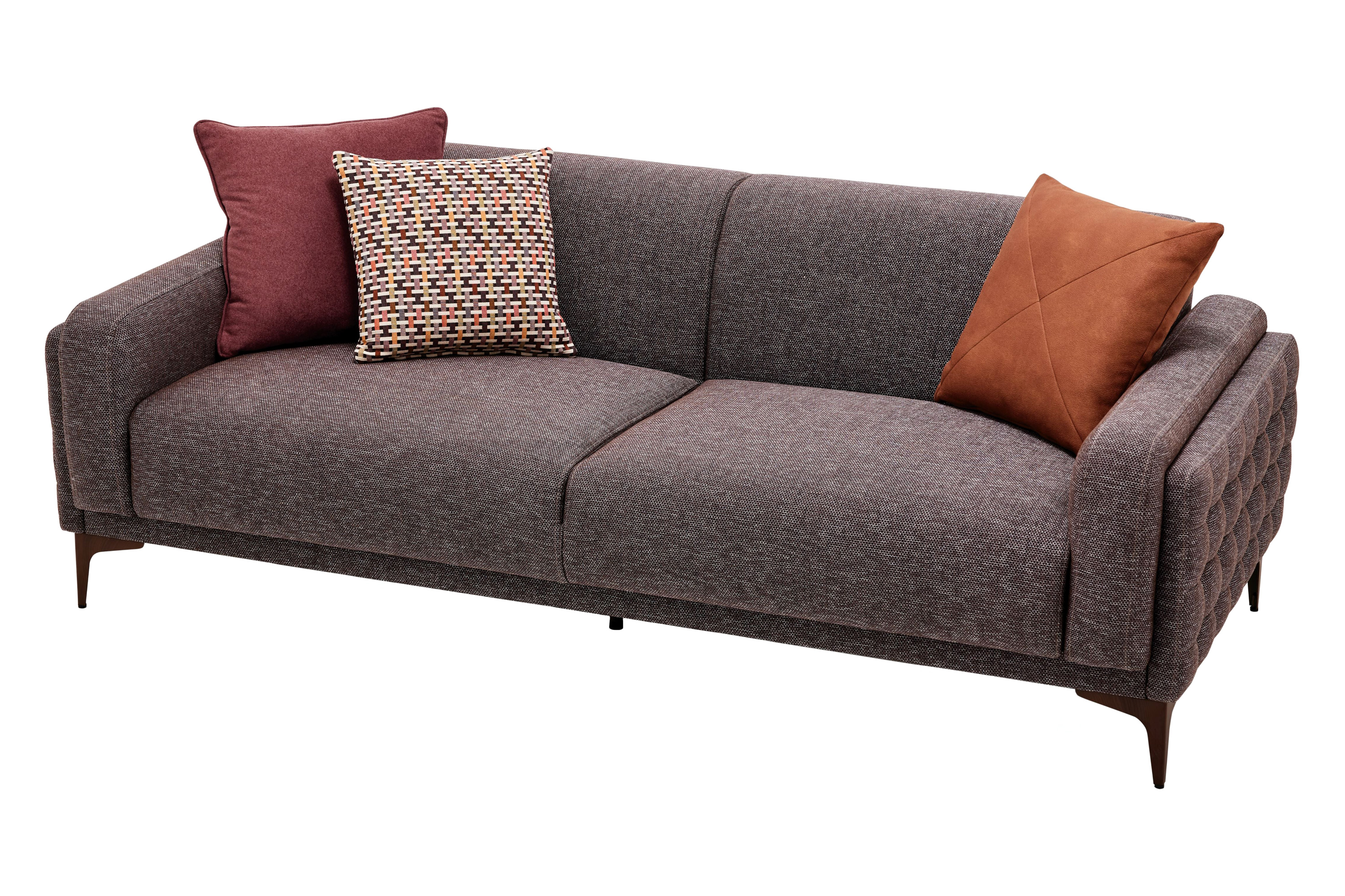 Nova - Fortuna 2.5-Seater Sofa in Brown