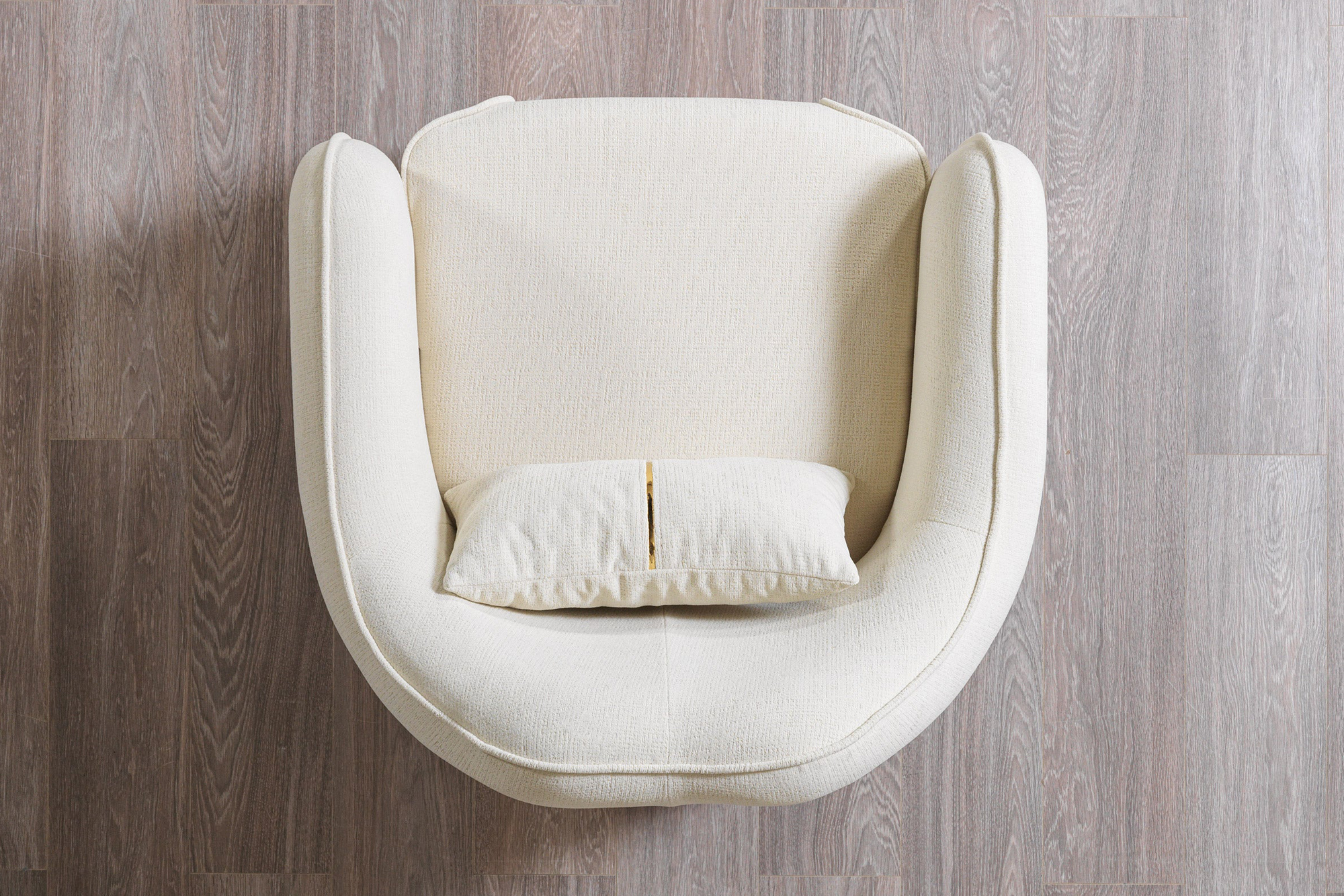 Nova - Helena Ivory Velvet Chair