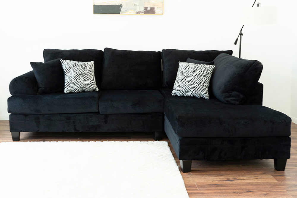 Nova Jamba Sectional - Black