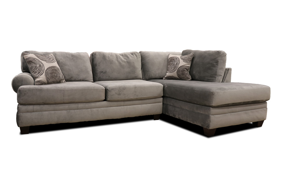 Nova Jamba Sectional - Mercury Smoke