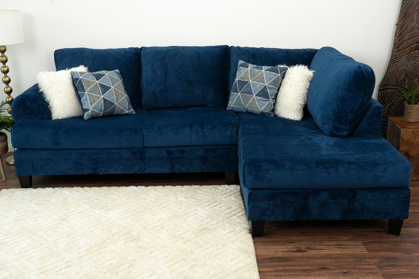 Nova Jamba Sectional - Navy