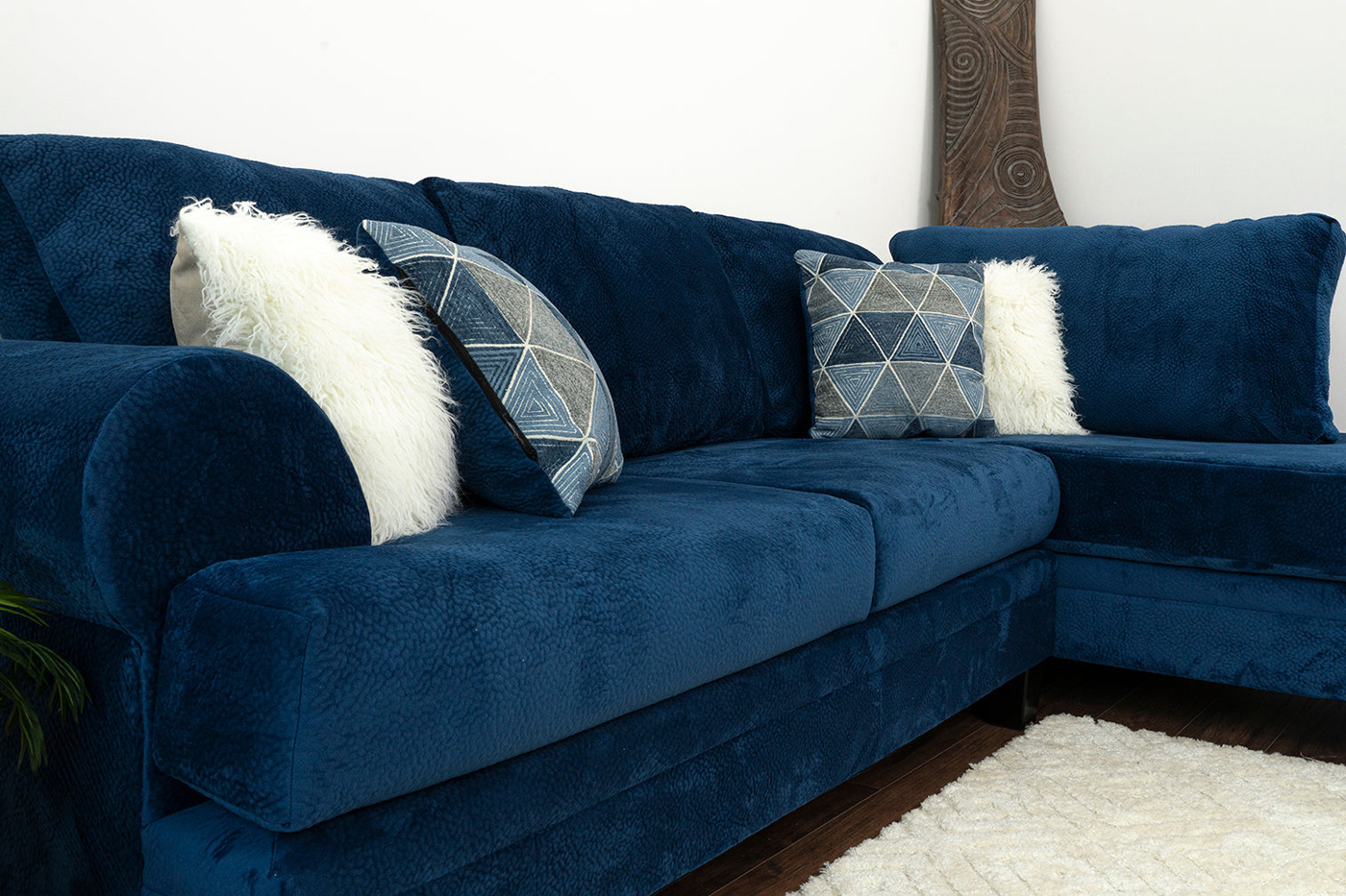 Nova Jamba Sectional - Navy