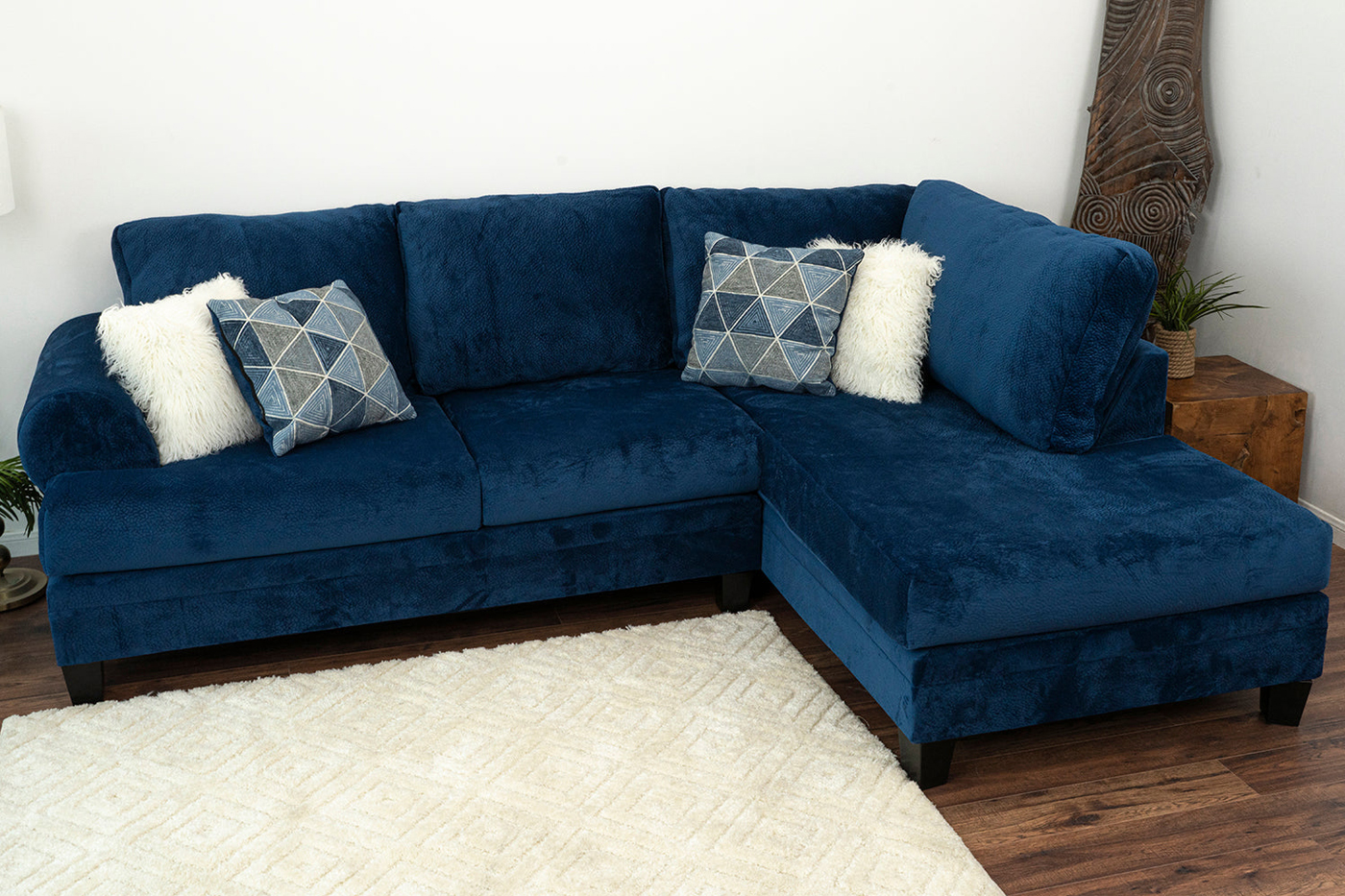 Nova Jamba Sectional - Navy