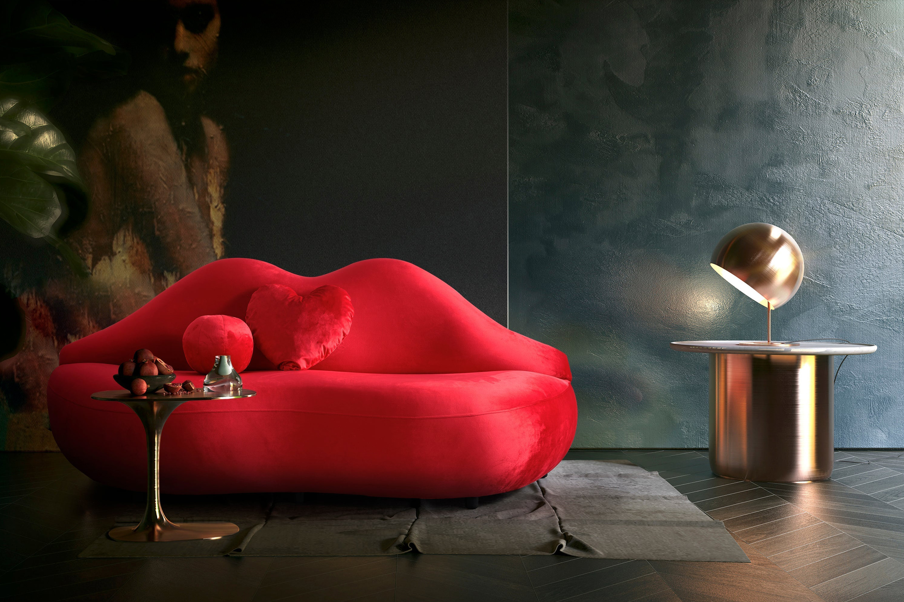 Nova - Lips Loveseat