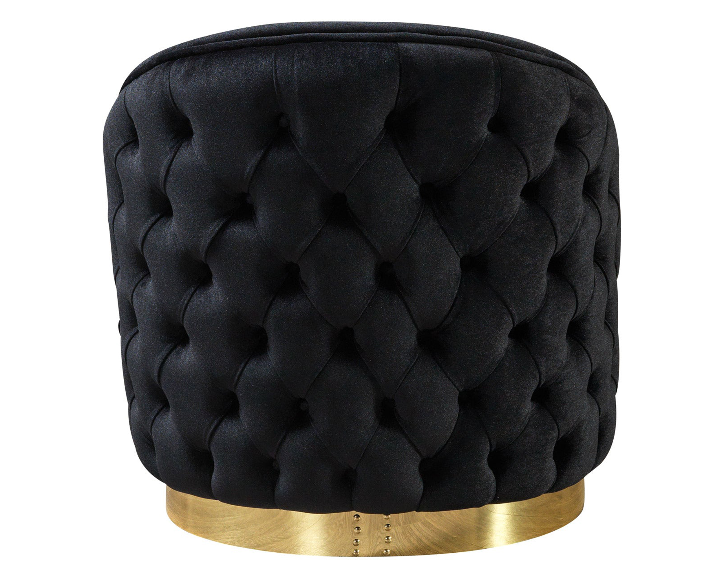 Nova Lupino Black Velvet Chair