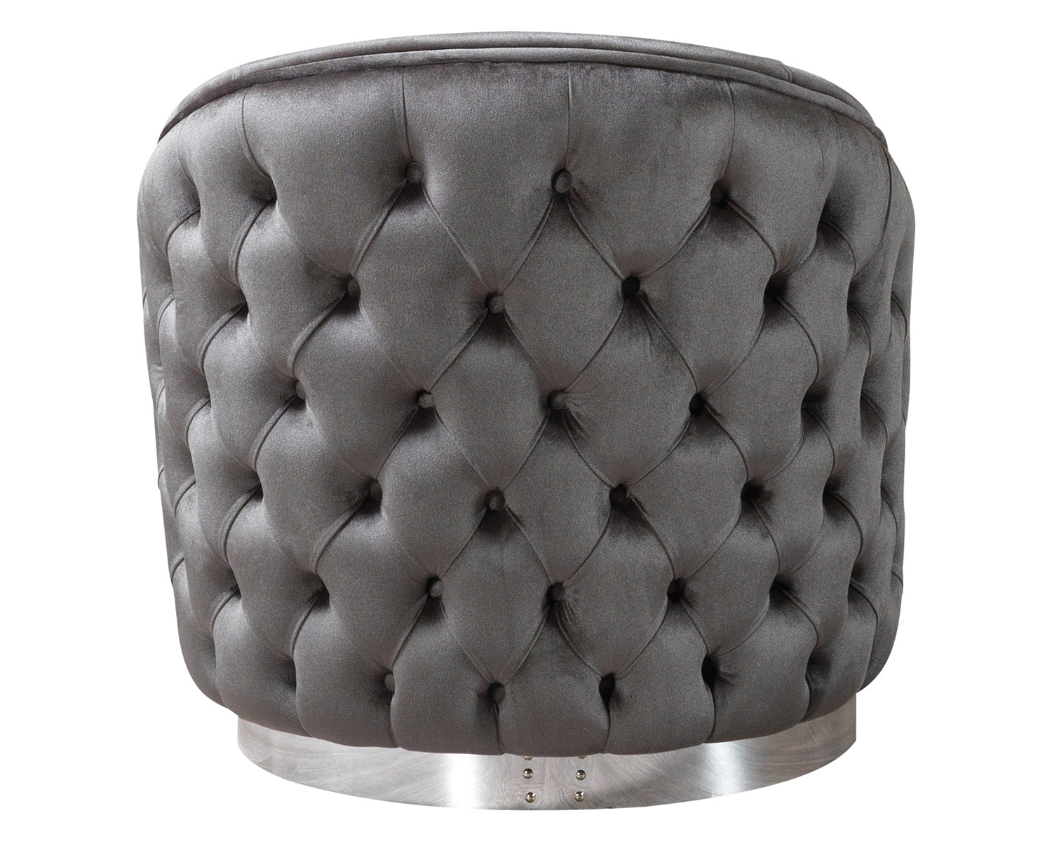 Nova Lupino Gray Velvet Chair