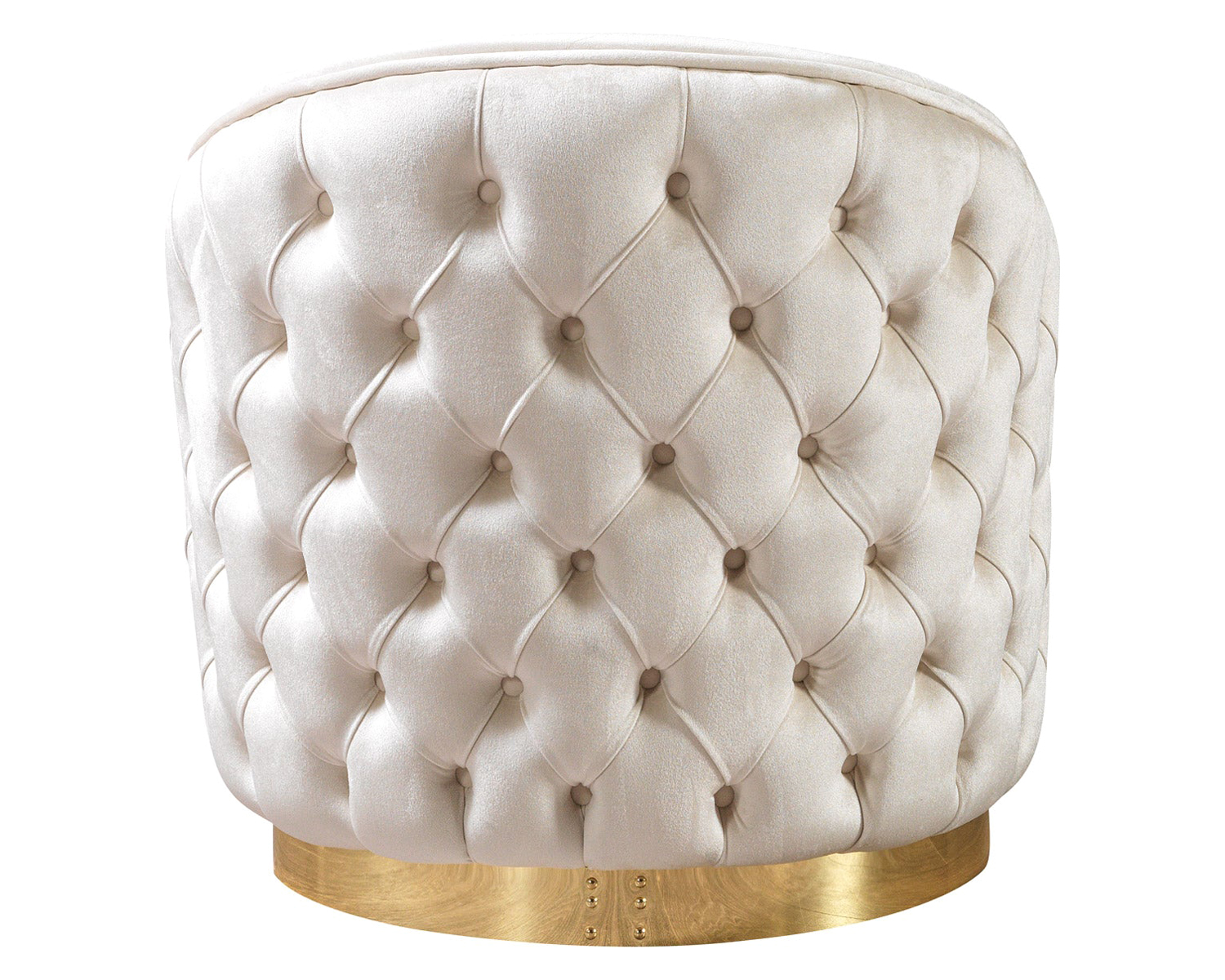 Nova Lupino Ivory Velvet Chair