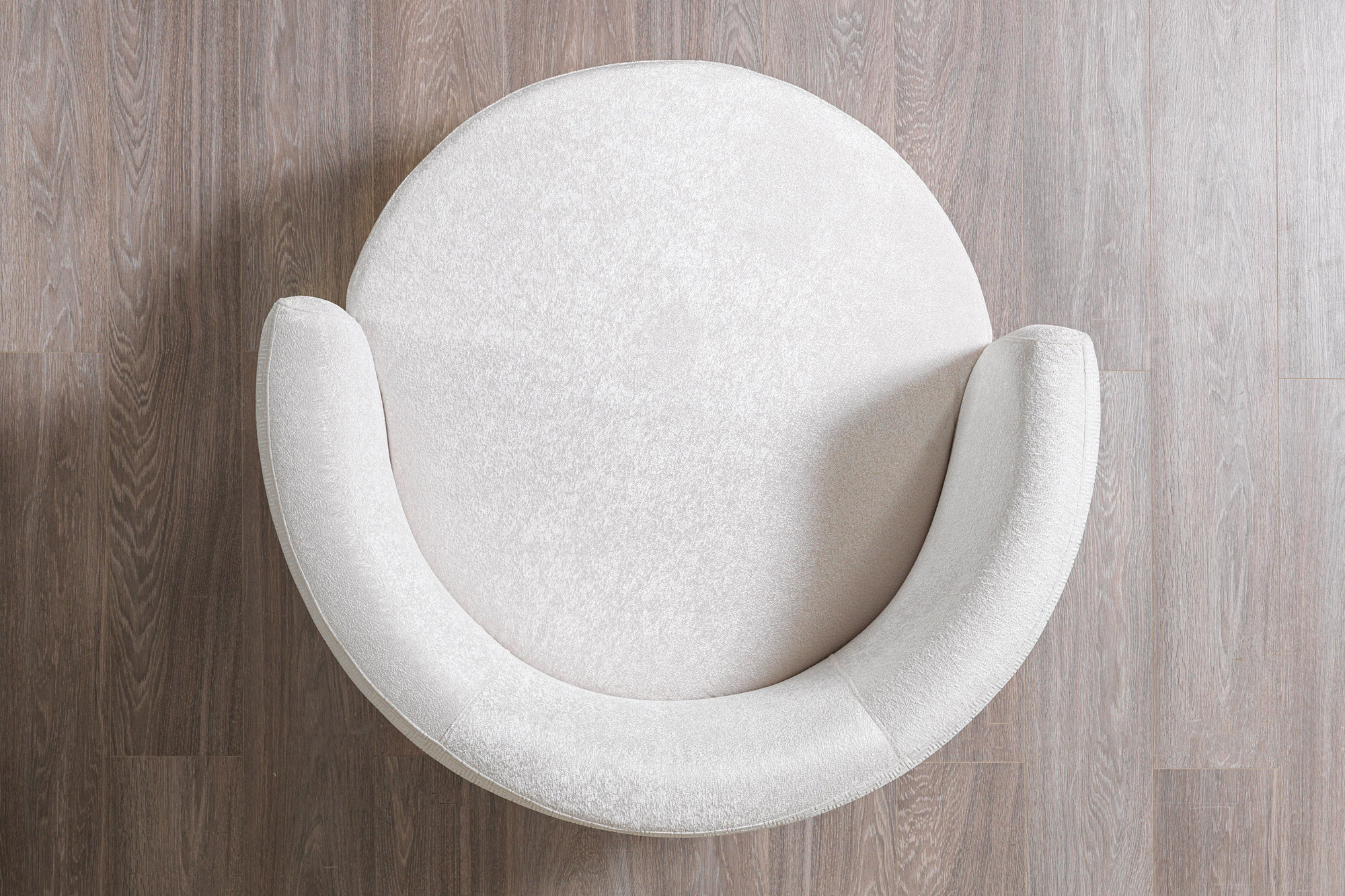 Nova Michelle Velvet Chair - Ivory