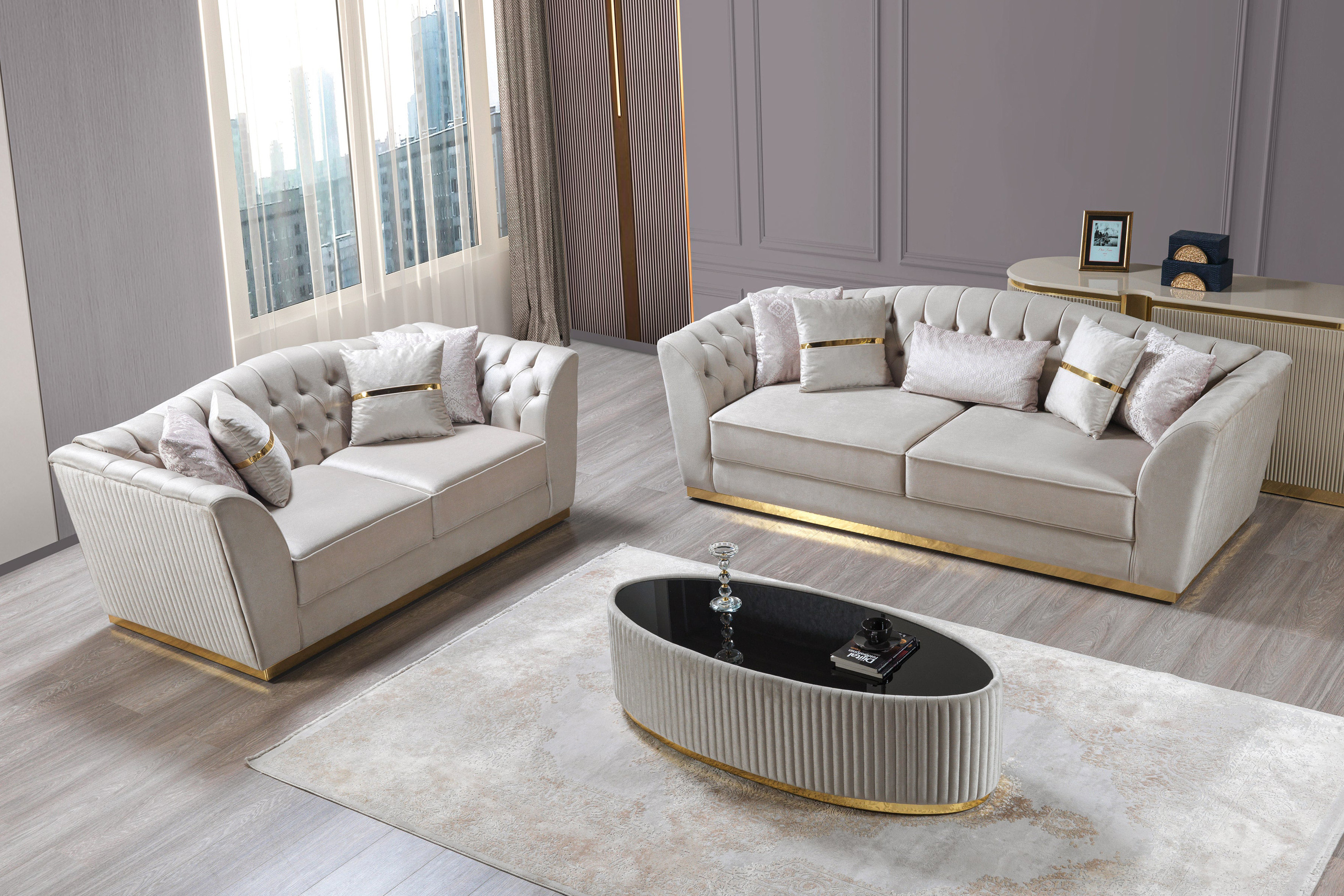 Nova - Milena Coffee Table in Ivory