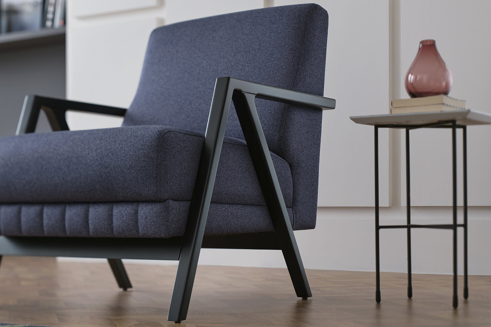 Nova - Pavia Armchair in Navy Blue