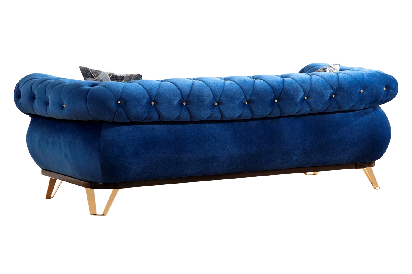 Nova - Rosy Navy Velvet Sofa & Loveseat