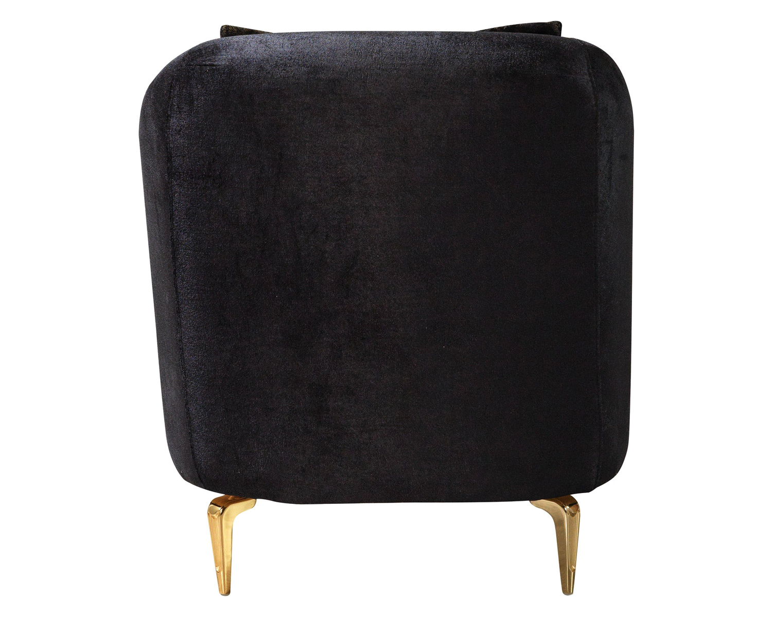 Nova - Santana Black Velvet Chair