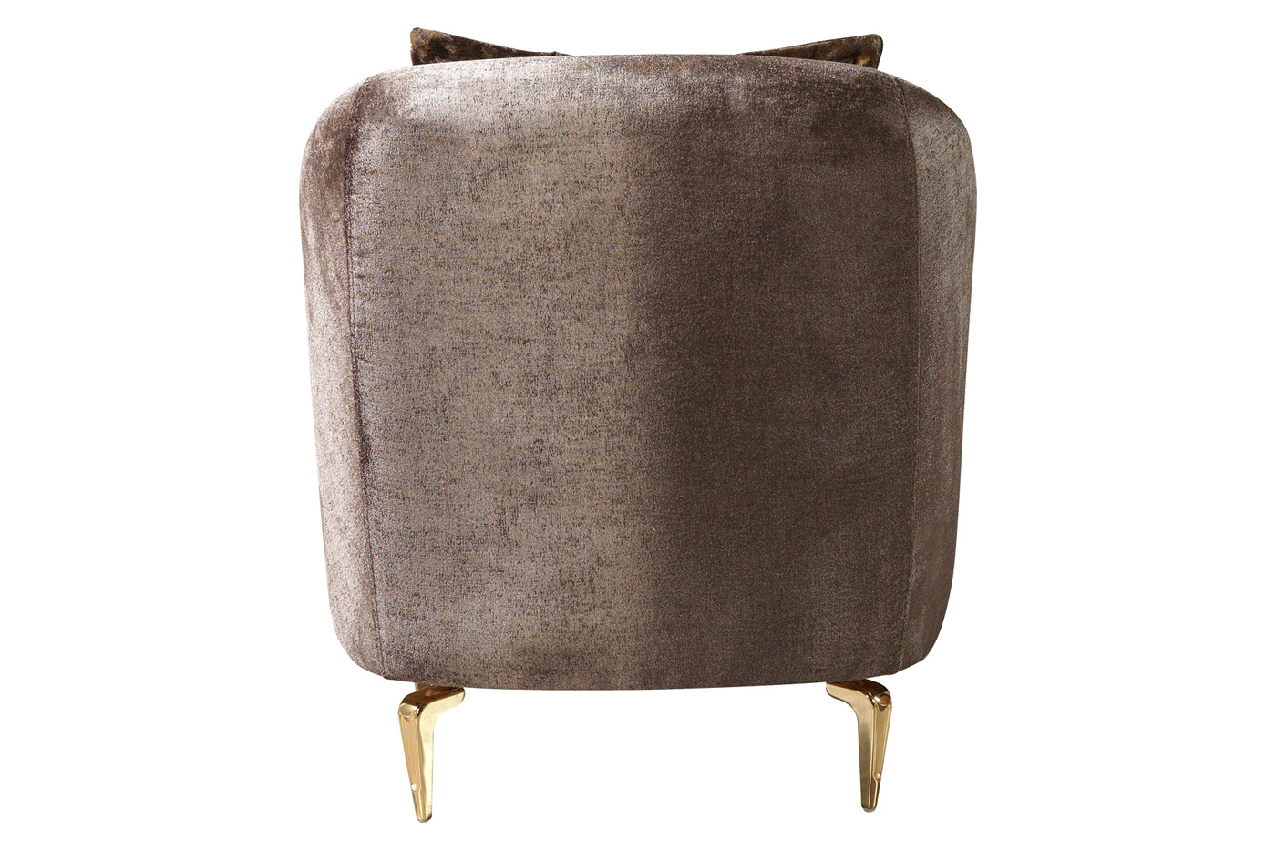 Nova Santana Velvet Chair - Coffee