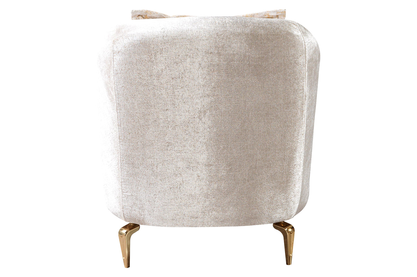 Nova™ Santana Velvet Chair - Ivory