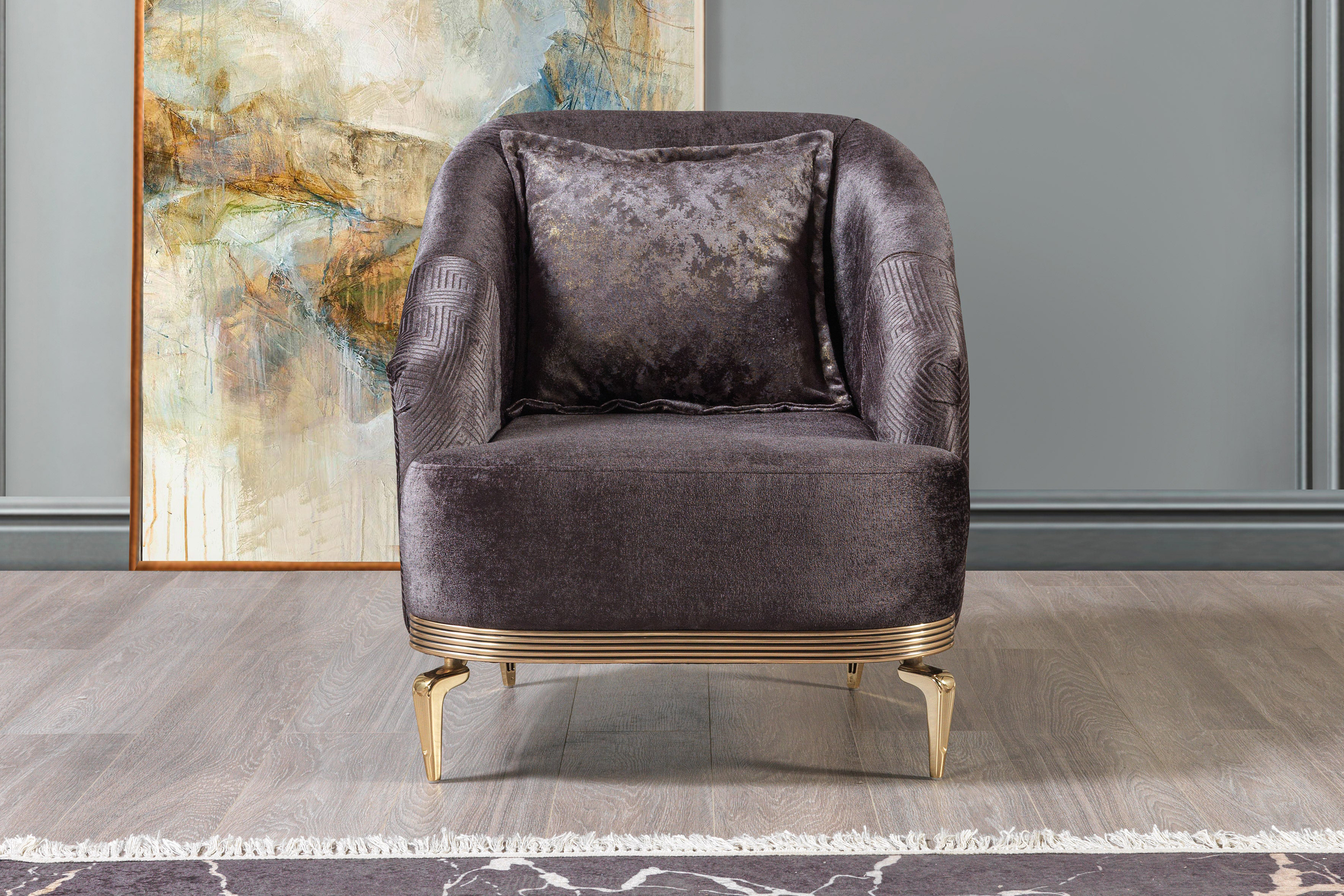 Nova - Santana Velvet Chair