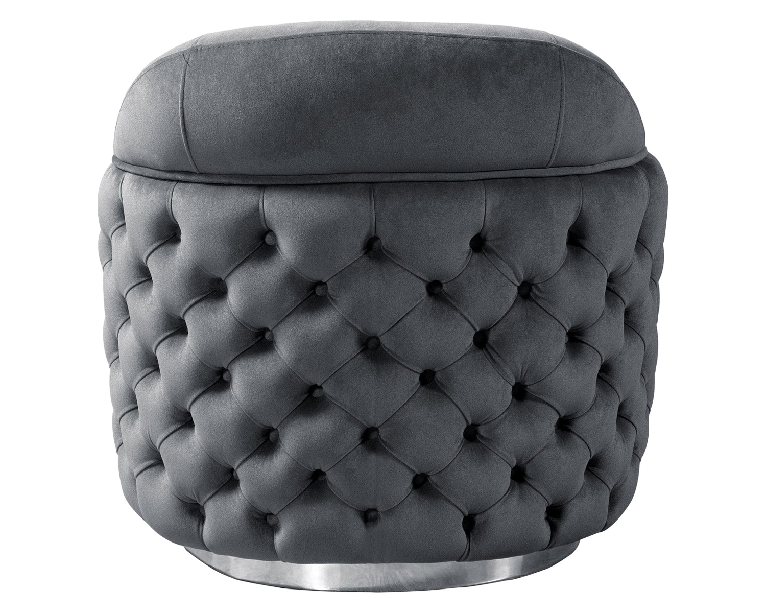 Nova - Victoria Gray Velvet Chair