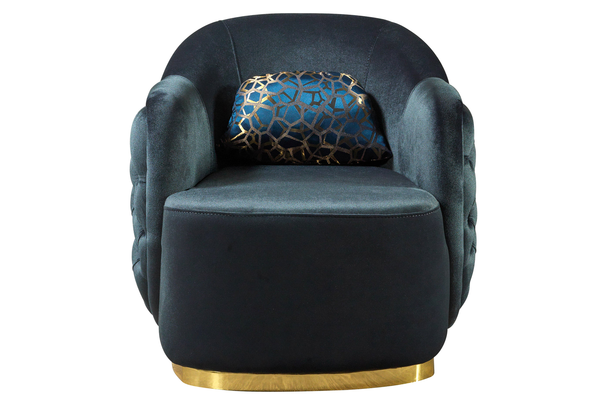 Nova™ Victoria Velvet Chair - Holly Green