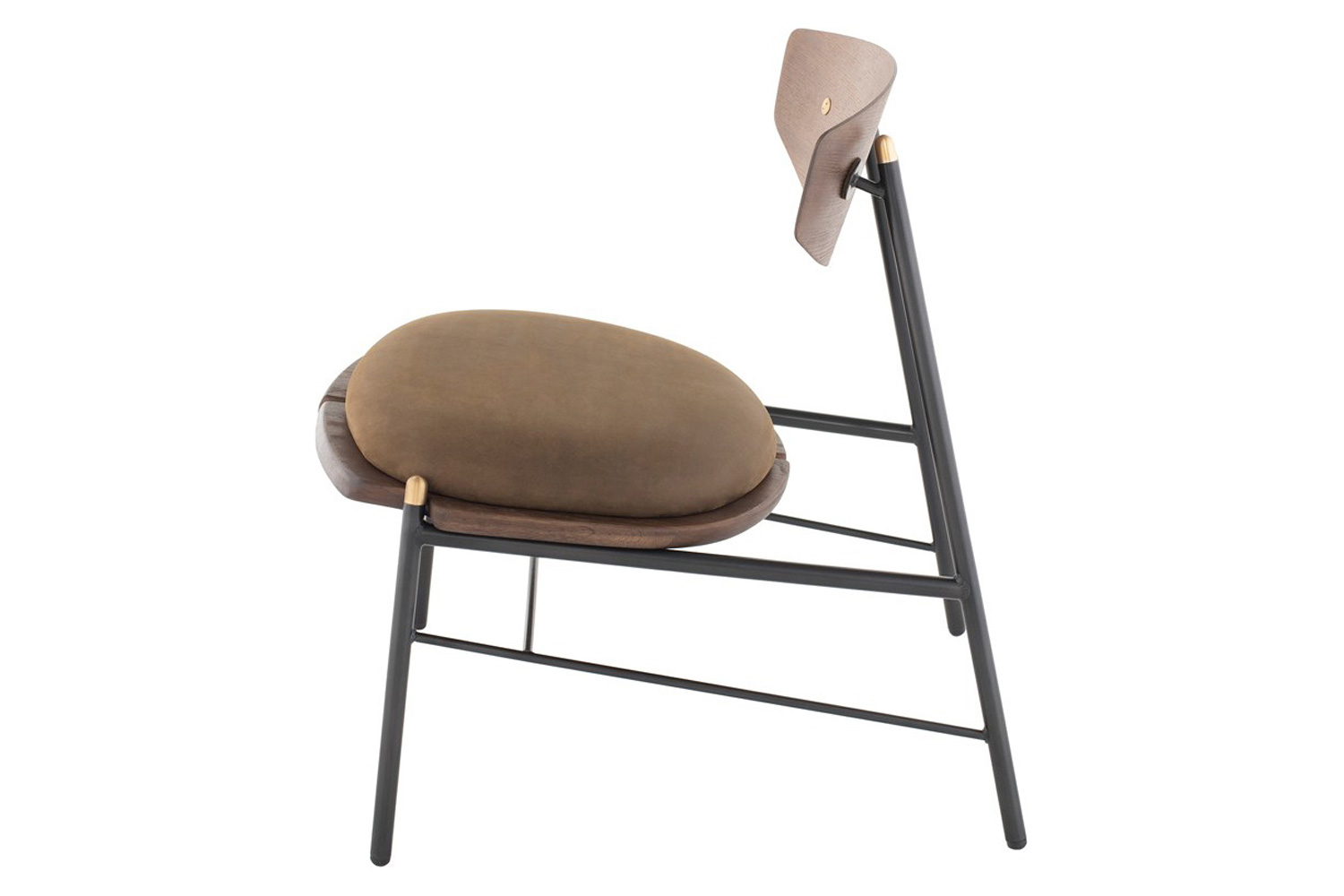 Nuevo™ Kink Occasional Chair - Jin Green Leather Seat