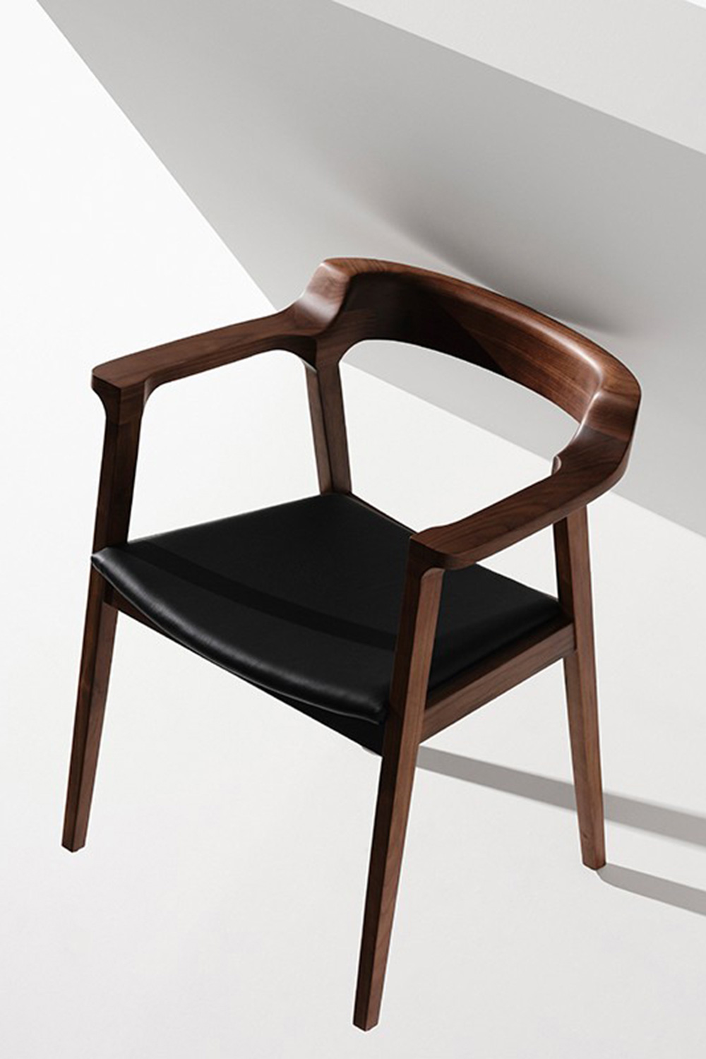 Nuevo™ Caitlan Dining Chair - Walnut Stained Ash Frame