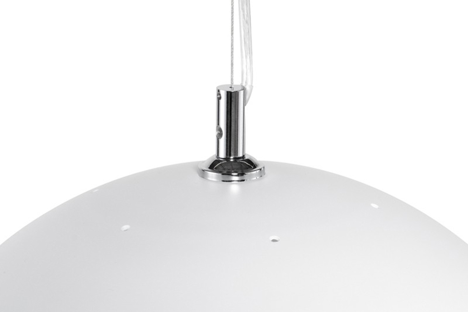 Nuevo™ Dome Pendant - Matte White Steel Shade, L24'' x W24'' x H23''