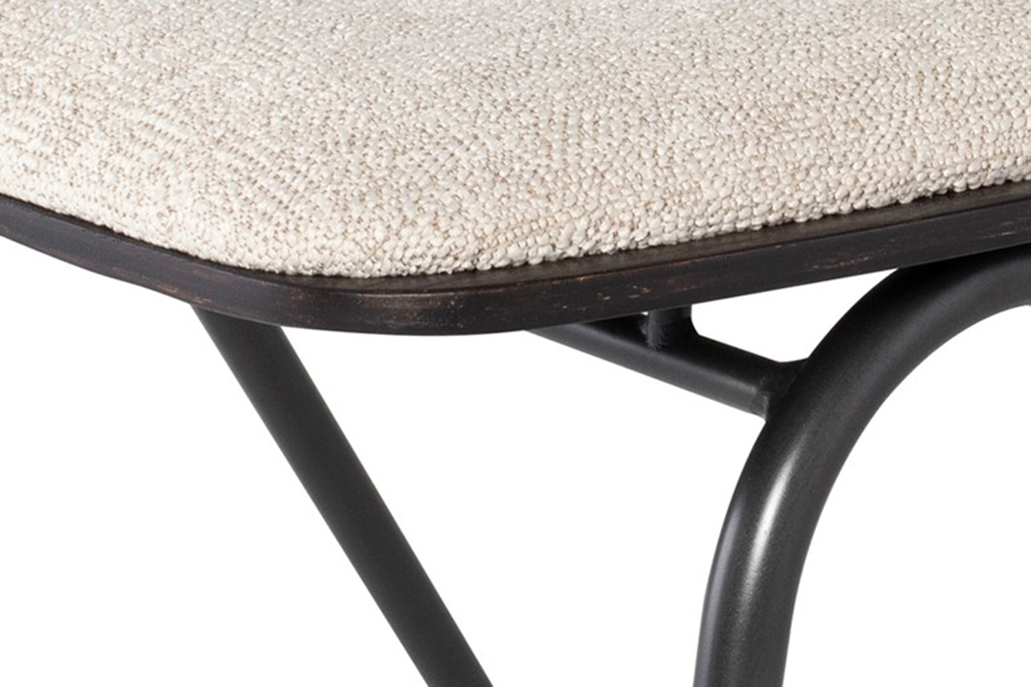 Nuevo™ Giada Dining Chair - Shell Boucle / Seared Oak