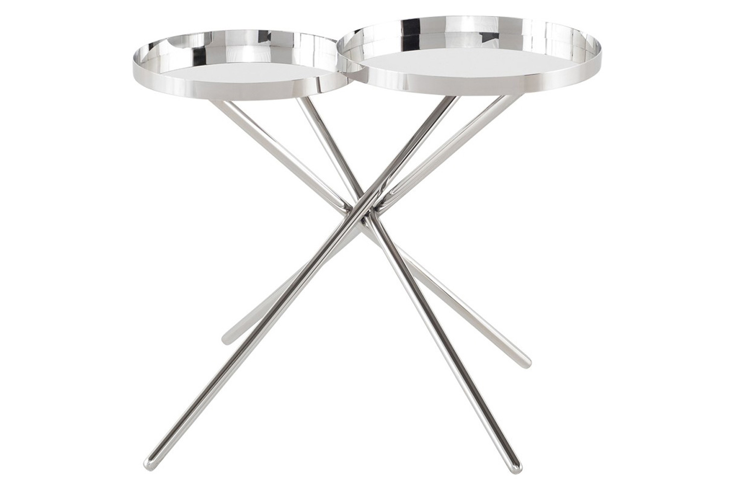 Nuevo™ Olivia Side Table - Polished Stainless Top