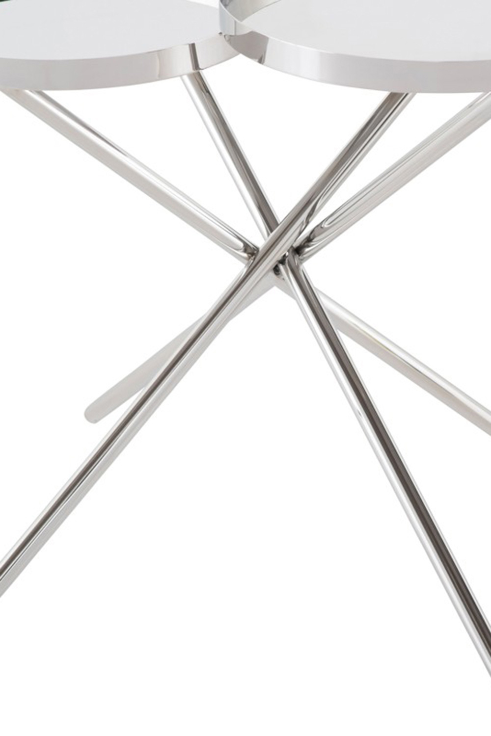 Nuevo™ Olivia Side Table - Polished Stainless Top