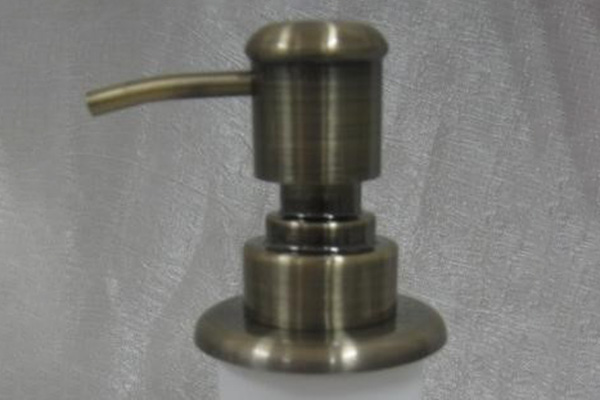 Oggetti Silver Bath Soap Dispenser - Silver/Dark Bronze