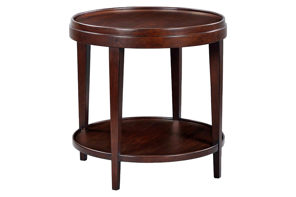 Oliver Liz Round Side Table - Chocolate, Large