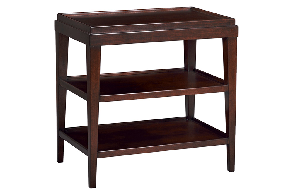 Oliver Liz Rectangular Side Table - Chocolate, Large